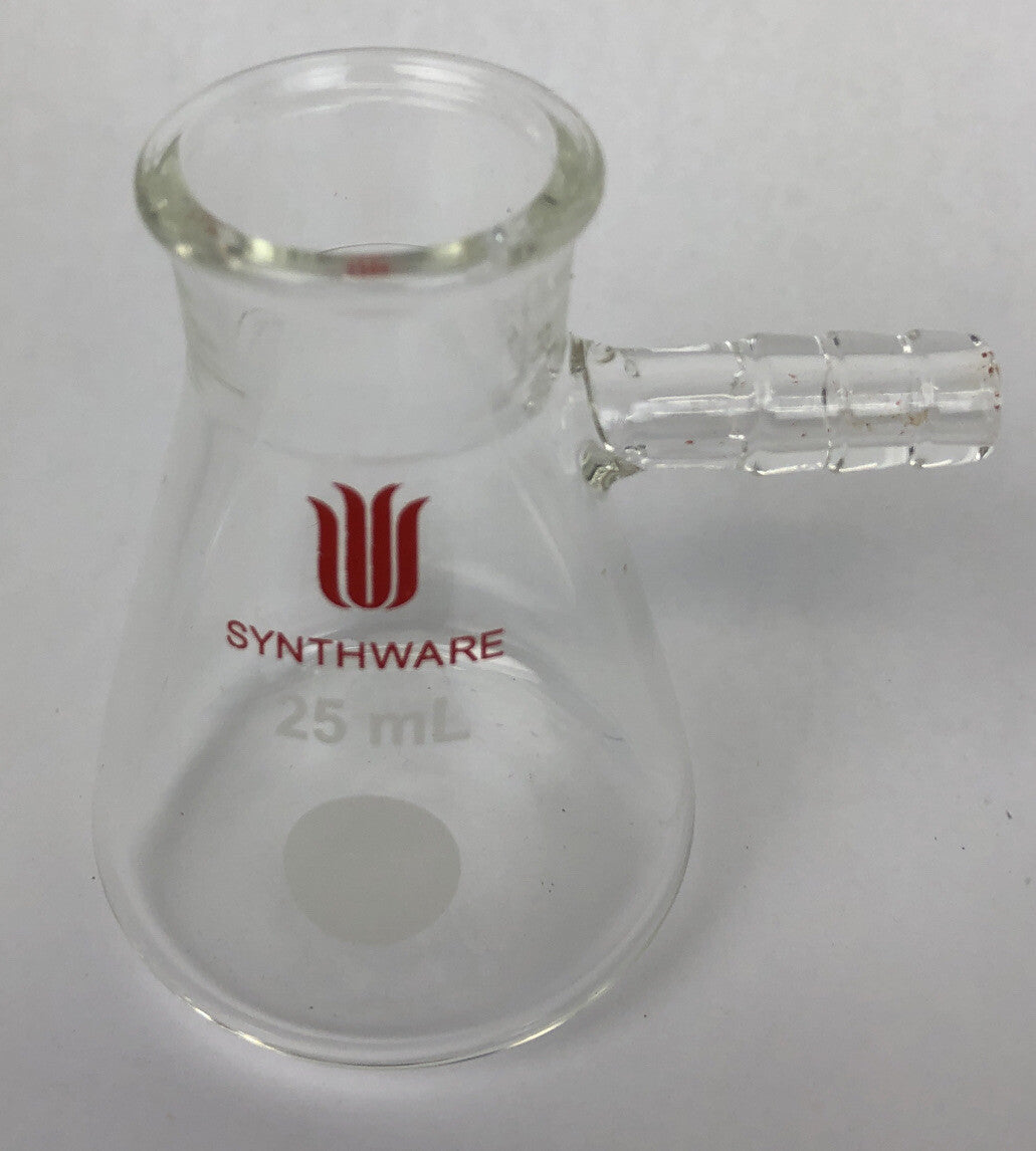 Synthware 25ml Filtering Flask distillation lab glass pyrex kontes corning