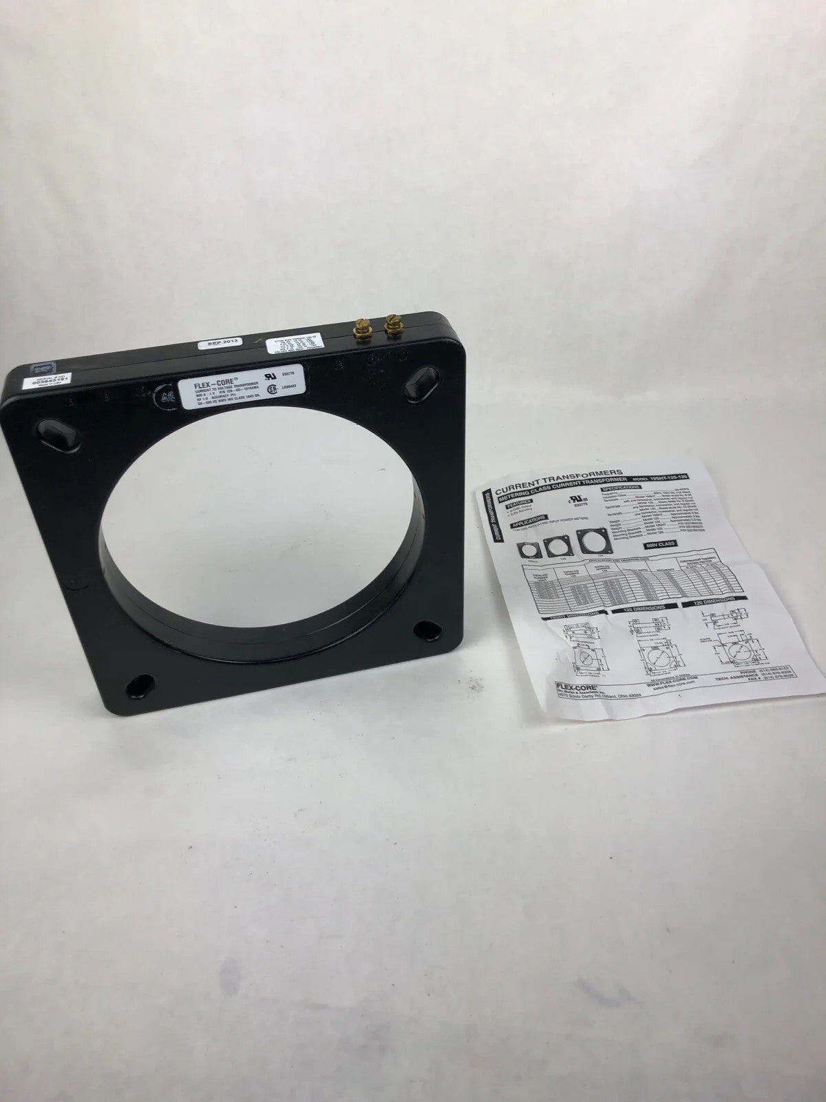 FLEX-CORE 125-162 Current Transformer 600V Solid Core 1600:5 Round, 6.31" 1 PC