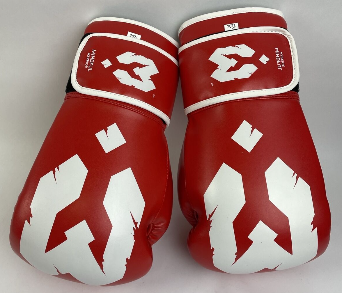 MINDFUL Warrior 12oz Sparring Training Boxing Gloves - MMA Fitness Workout - NEW