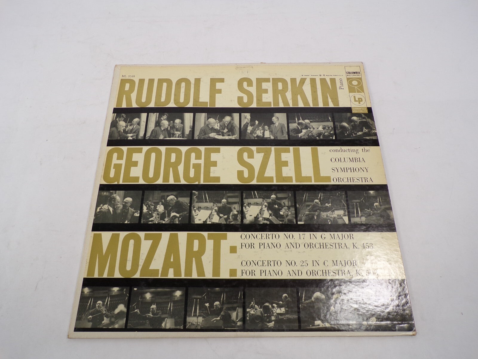 Rudolf Serkin George Szell Mozart Columbia Symphony Orchestra Vinyl Record