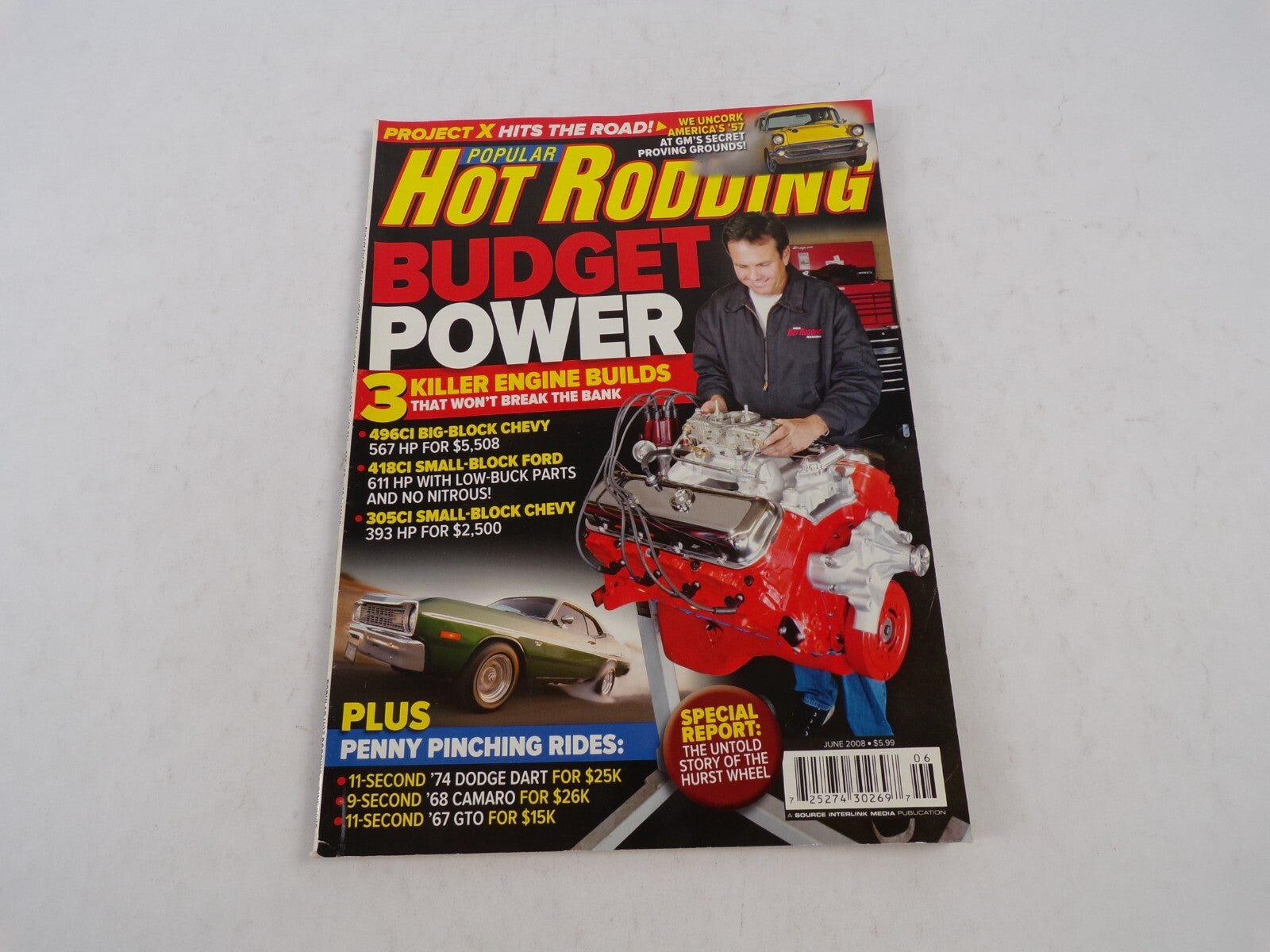 June 2008 Hot Rodding Magazine Budget Power 3 Killer Engine Builds We Uncork