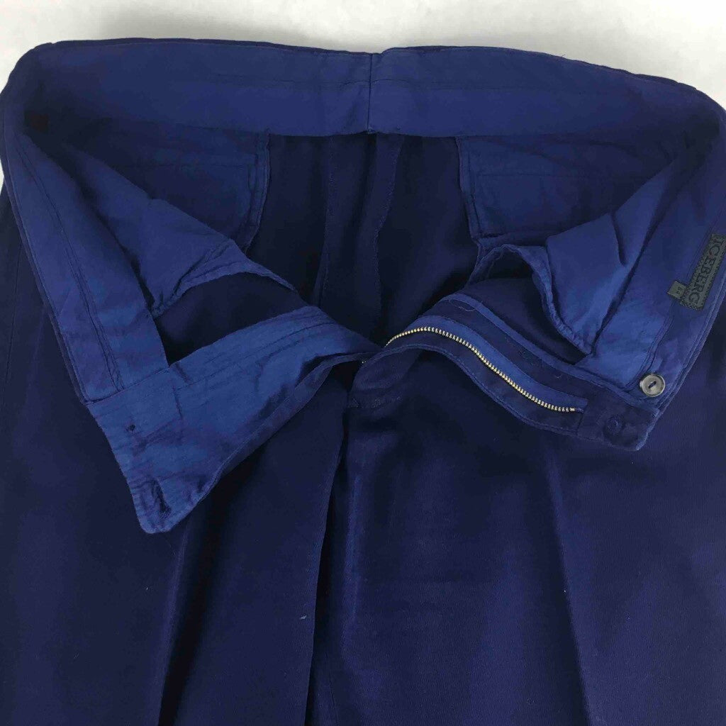 Iceberg Gilmar Mens Dress Pants Blue Flat Front Pockets Zip-Fly Cotton 54 X 33