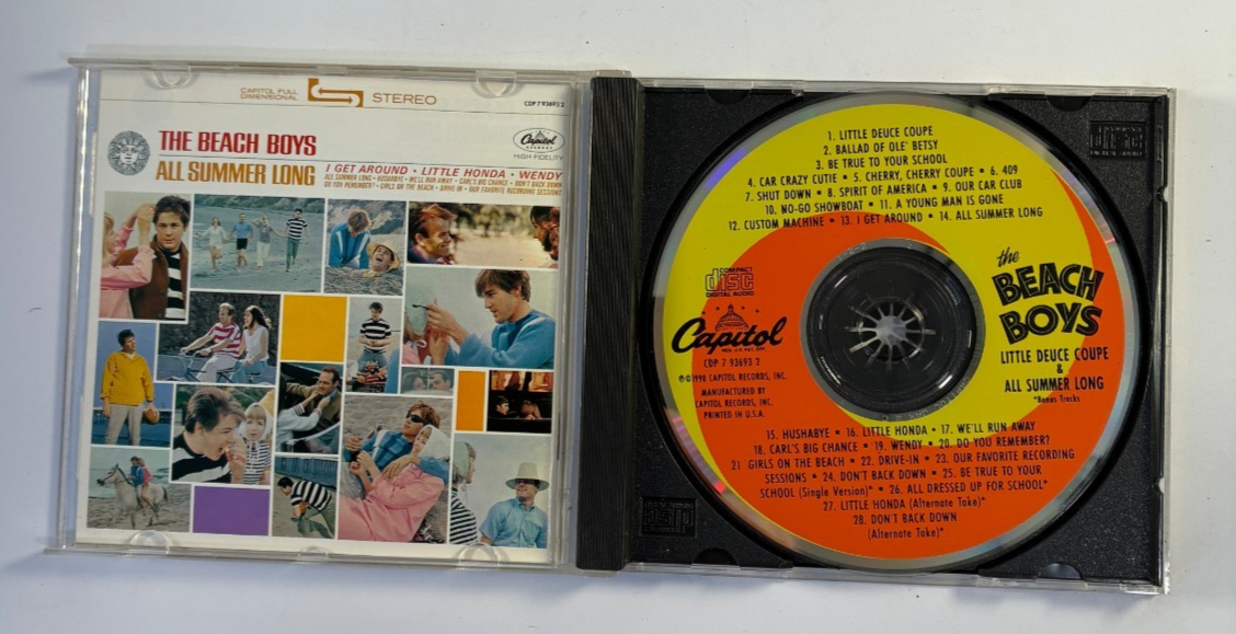 The Beach Boys - Little Deuce Coupe & All Summer Long CD Capitol 1990 2in1