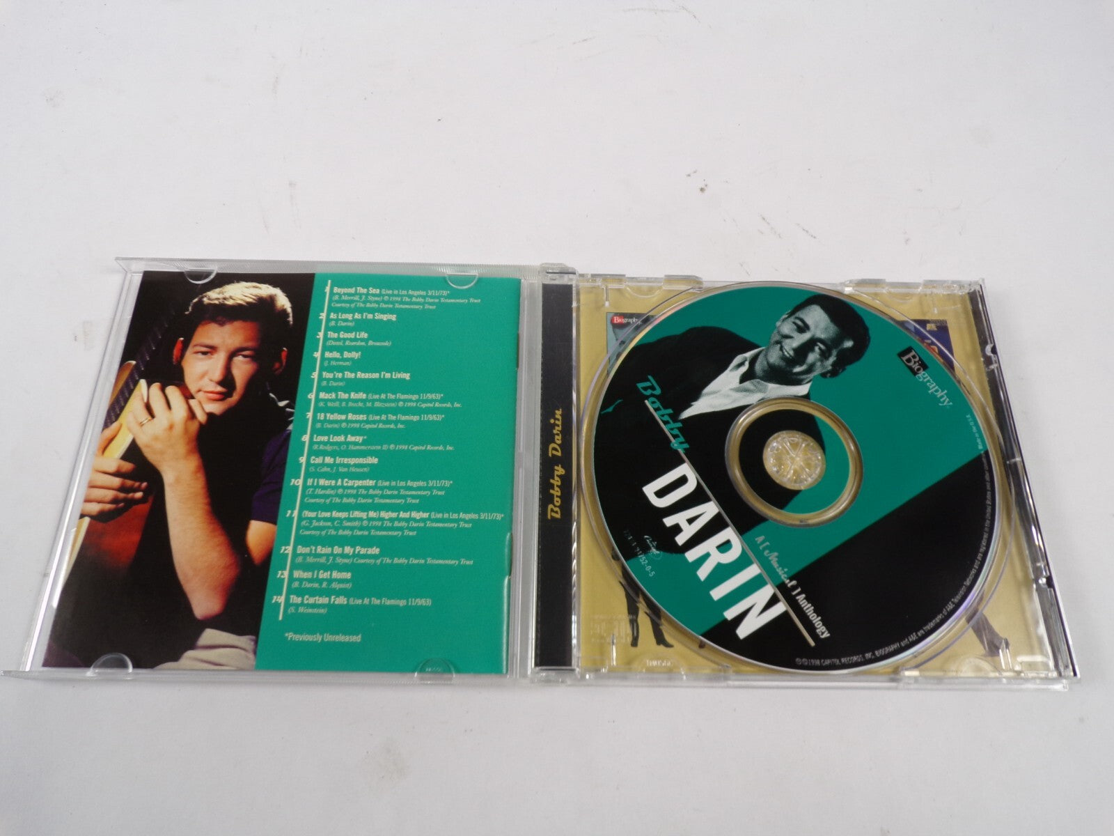 Biograph Bobby Darin A Anthology Beyond THe Sea As Long As I'M Singing CD#51