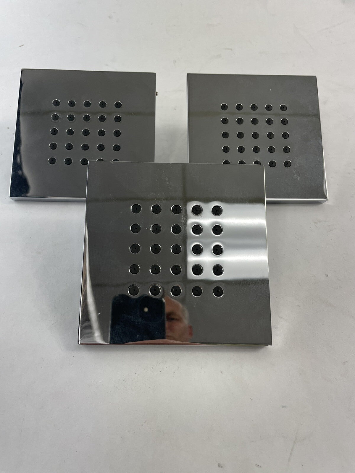 Lot of 3 : Zucchetti Z92907.1880 Lateral Shower Head Simple Jet
