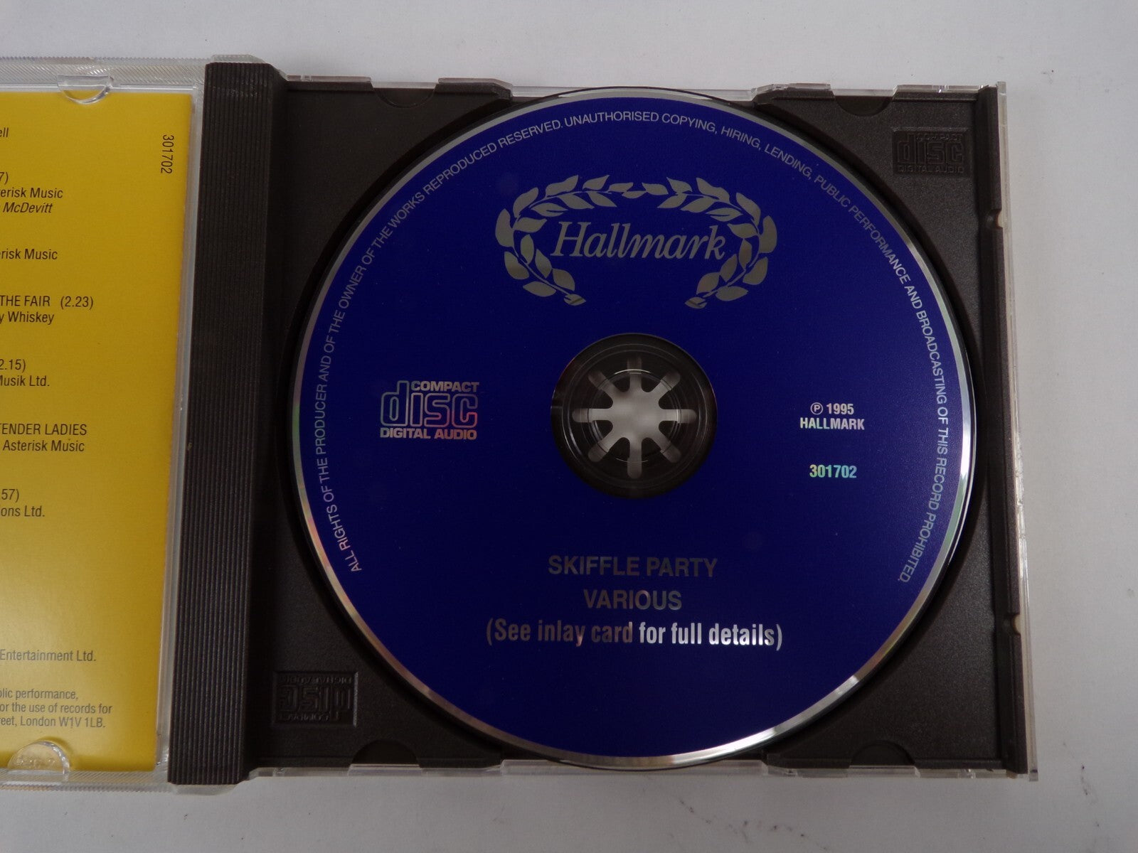 Skiffle Party Hot Sounds from Soho's Sliffle Cellars McDevitt Bill BramwellCD#37