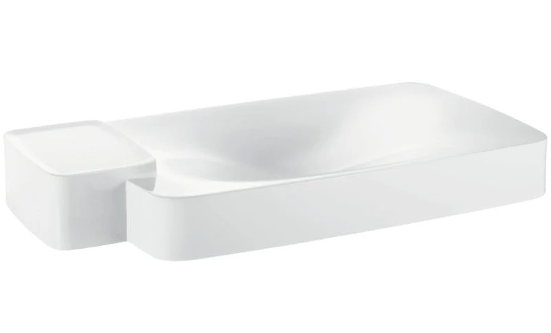 AXOR Bouroullec 19946000 designer white wash basin sink measuring 33-3/4 by 18 inches