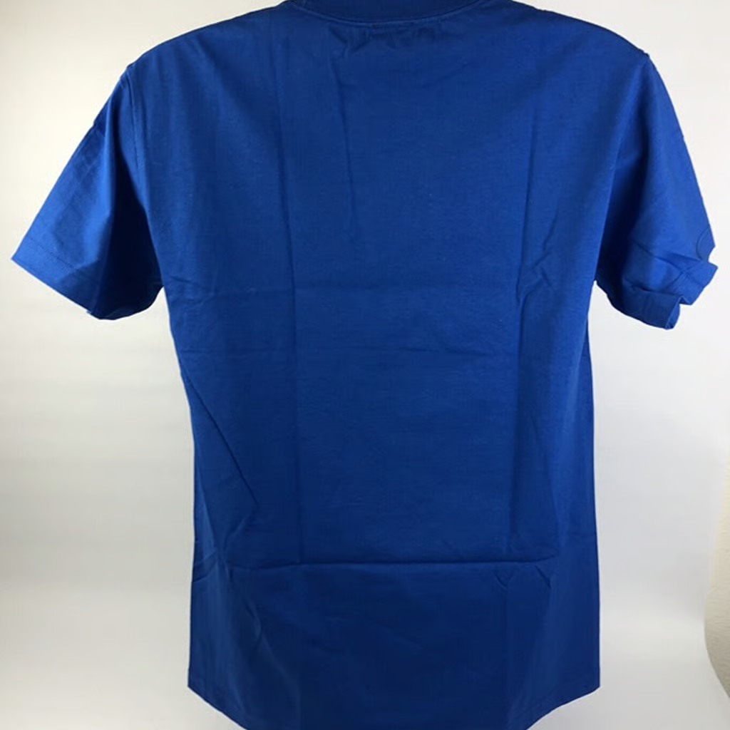 Nelk Boys New Short Sleeve Blue Shirt Mens Medium Born Sender NWT Full Send Rona