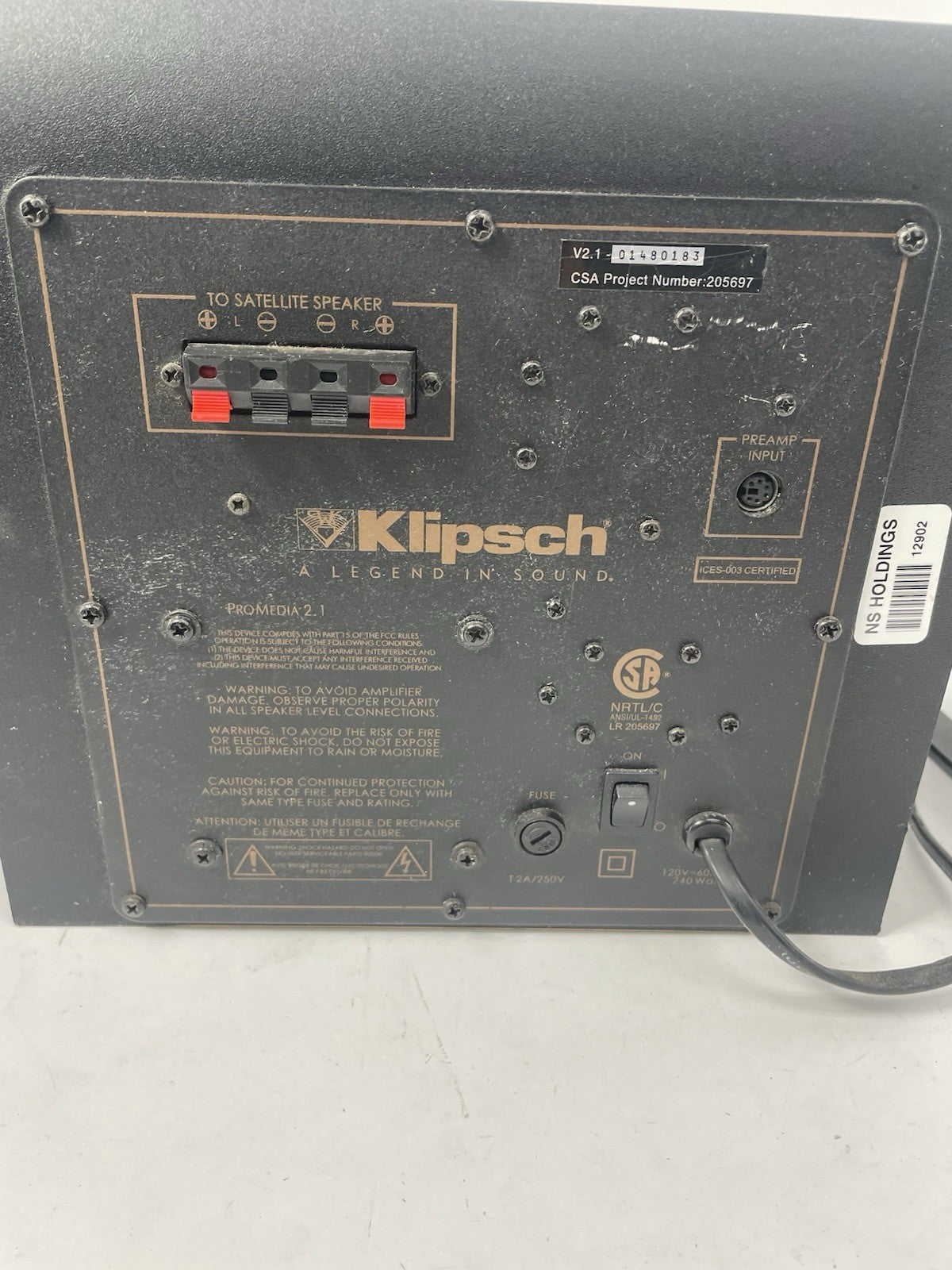 Klipsch ProMedia 2.1 THX – Multimedia Speakers with Subwoofer