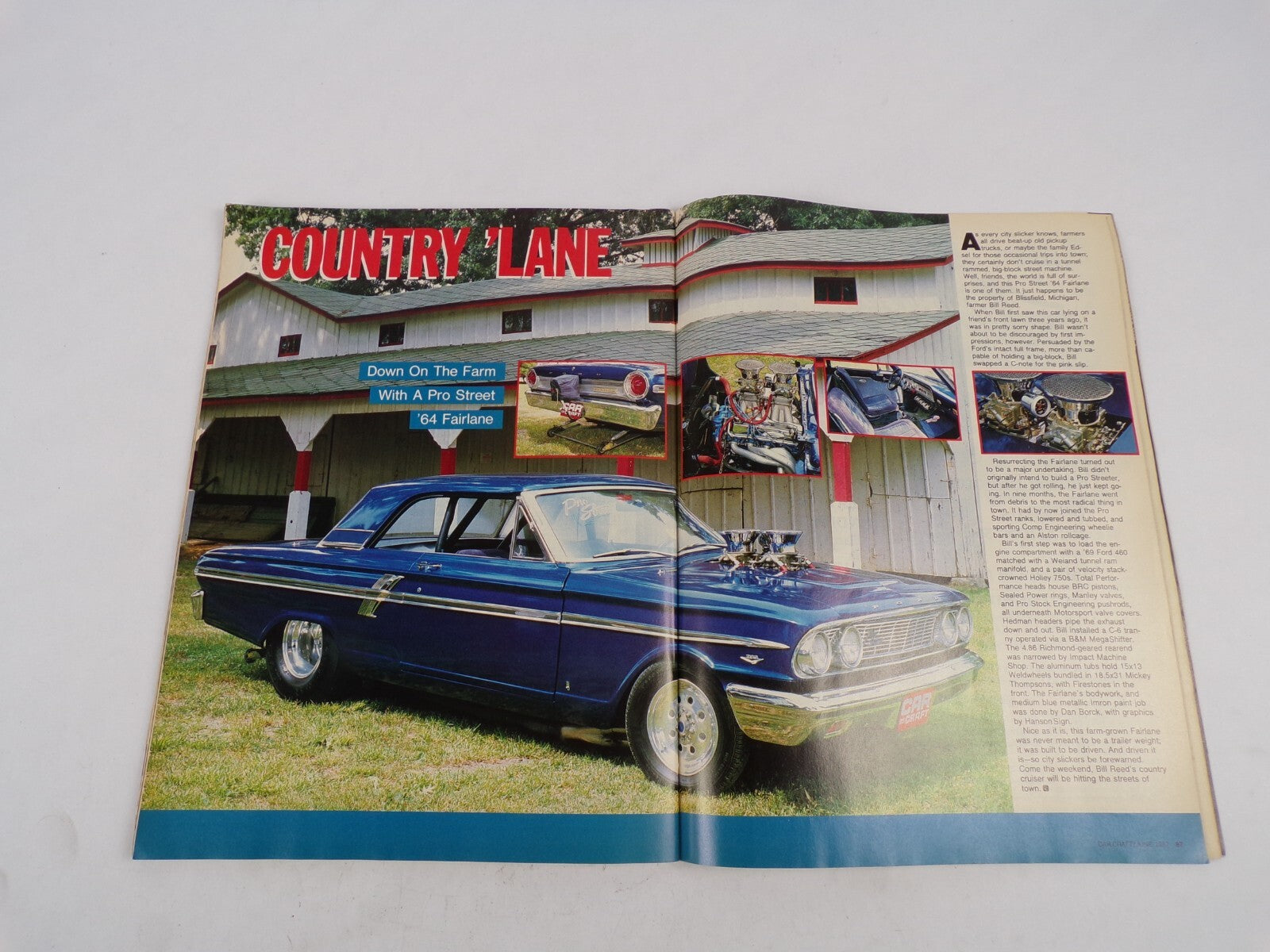 July 1987 Leave Your Car Uncovered What Can Happen? Elapsed Times Country 'Lane