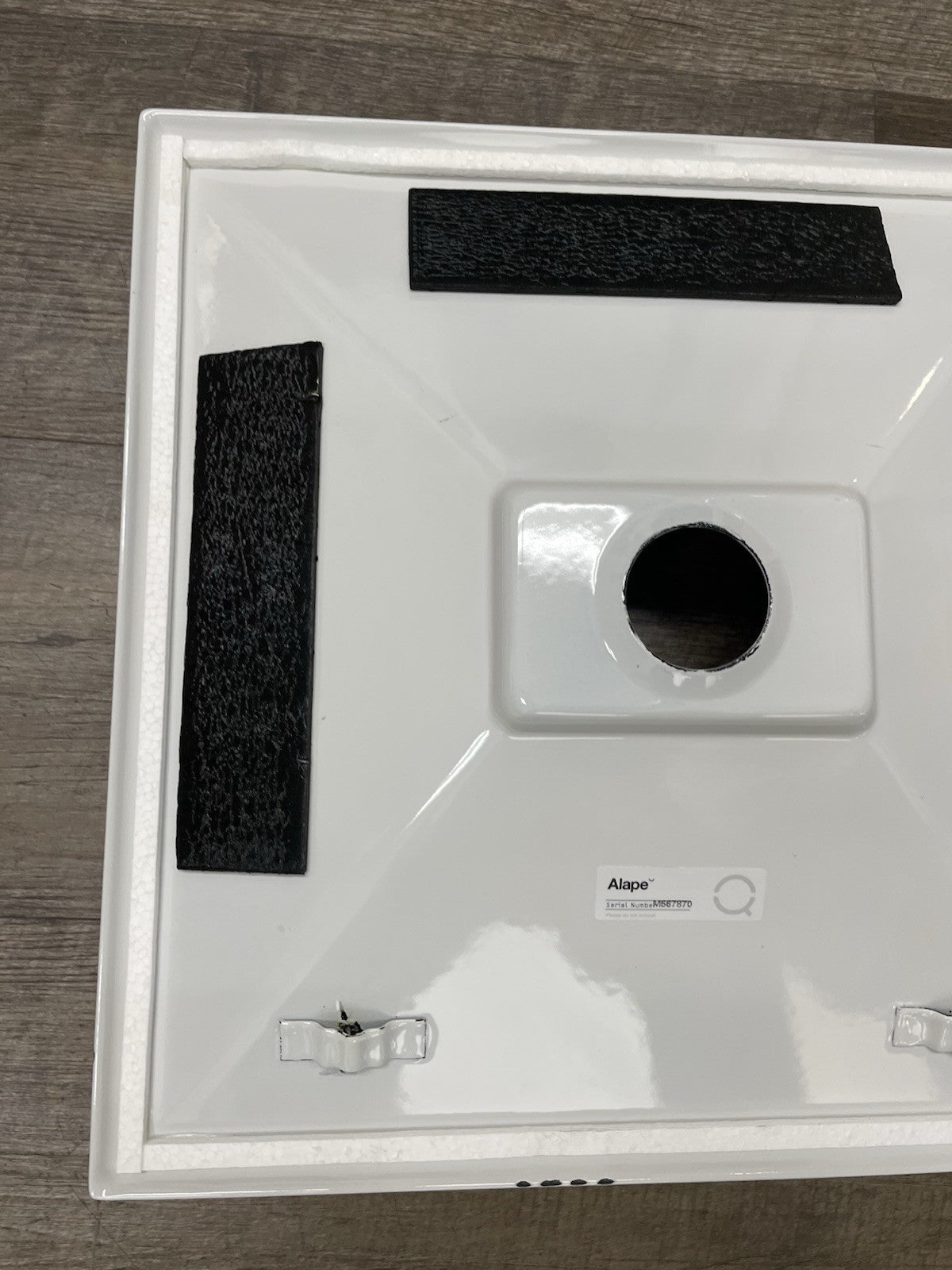 Alape Built-In Rectangular Basin EB.KF400 Sink White 16 x 16 inches