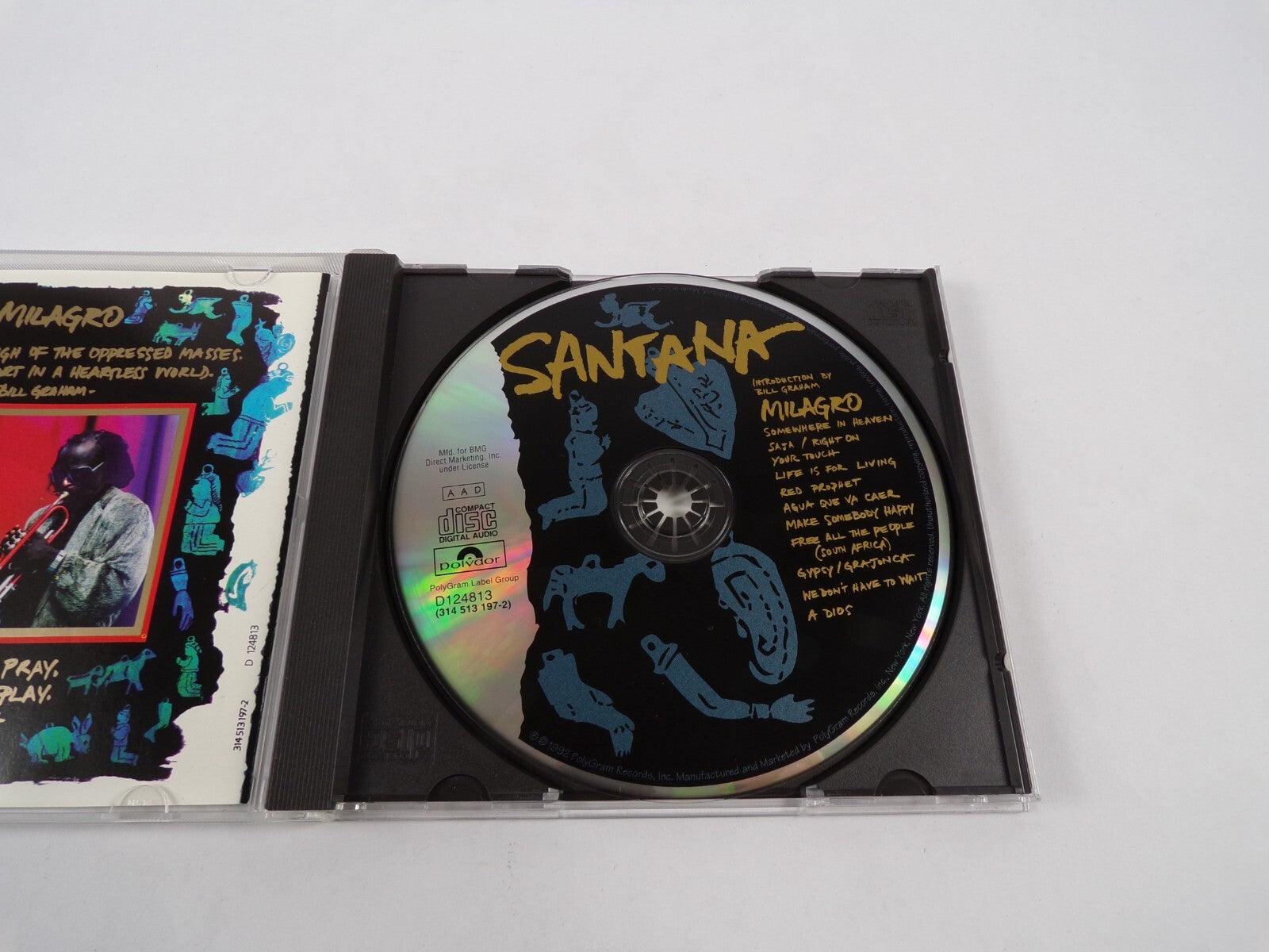 Milagro Santana Some Where In Heaven Red Prophet Gypsy A Dios Saja CD#47