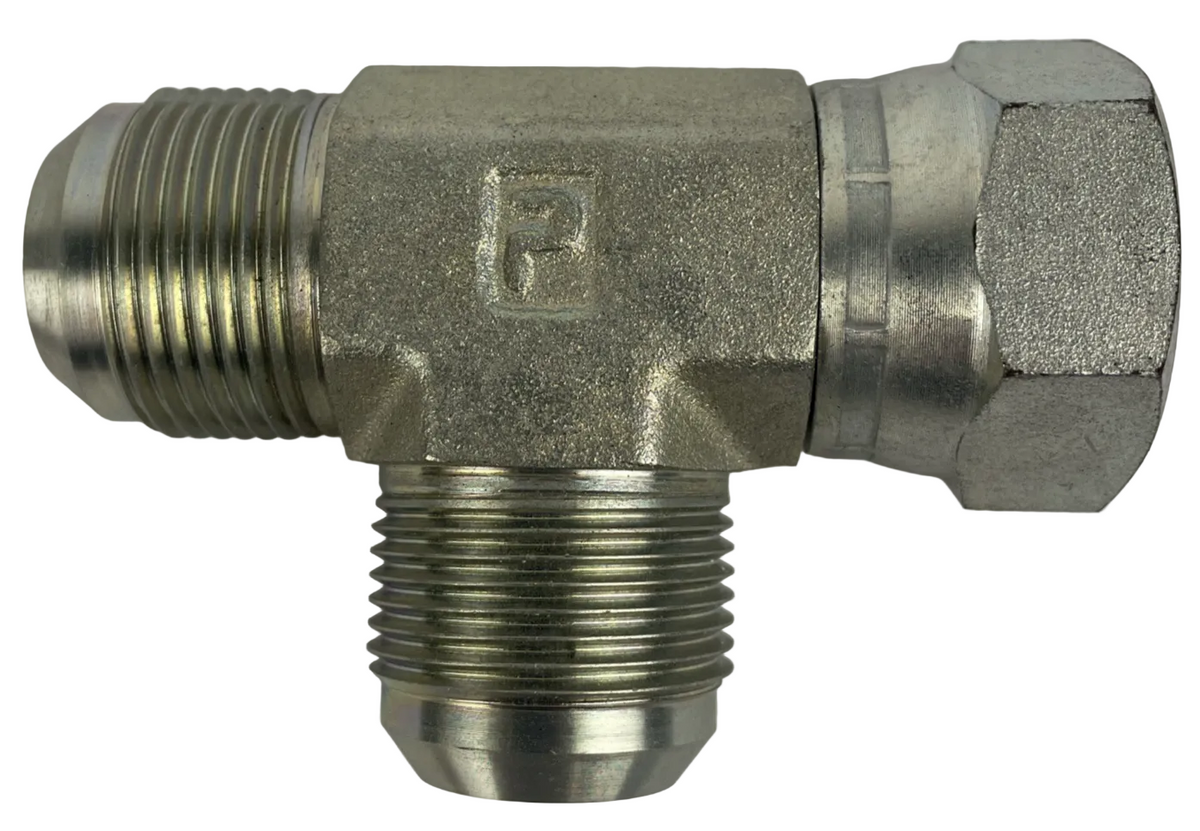 OEM PARKER HYDRAULIC TRIPLELOK-S UNION TEE 1 1/4" Male Male 37° Flare - Female