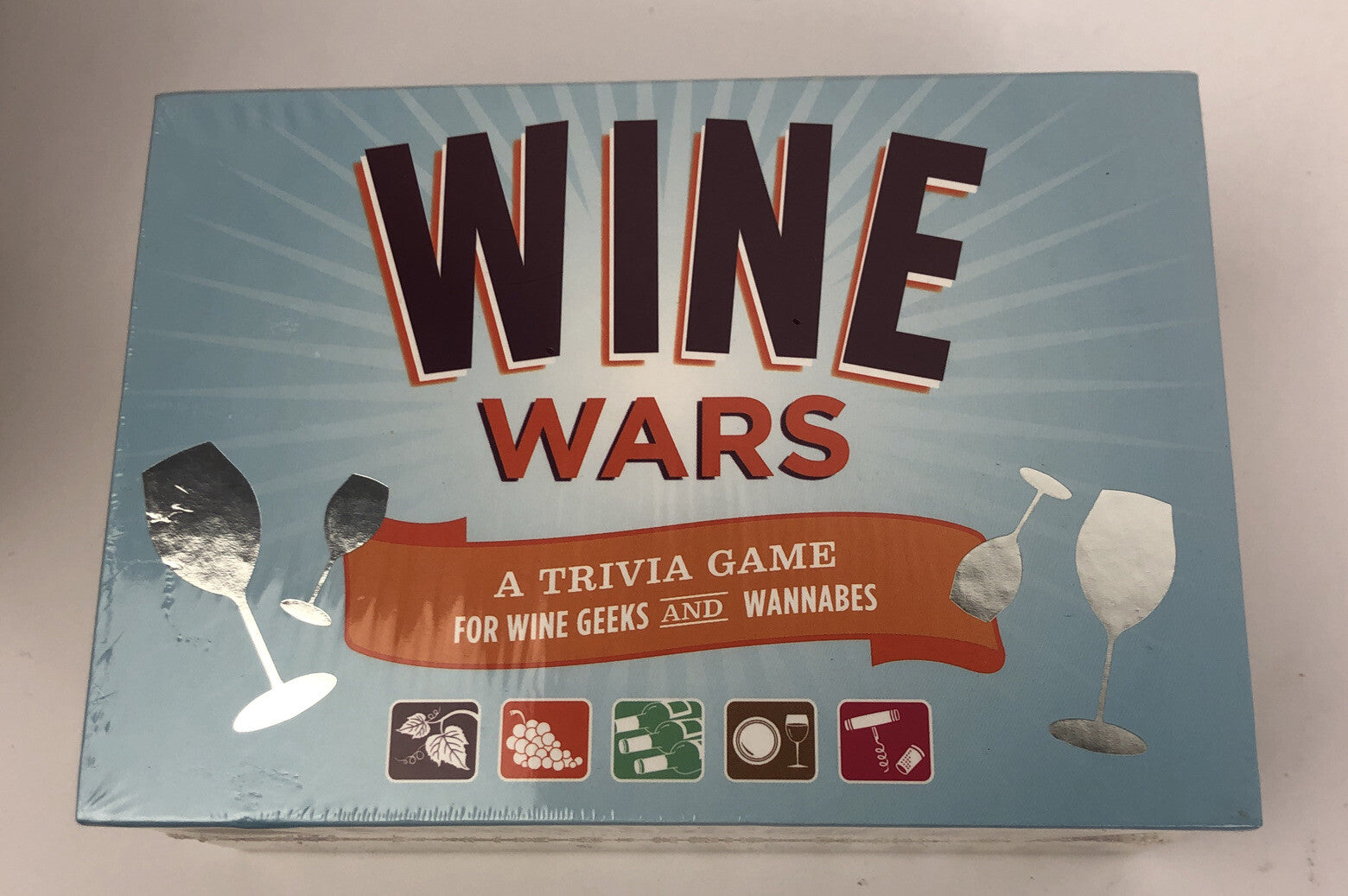Wine Wars Trivia Game for Wine Geeks and Wannabes 2009 Sealed Chronicle Books