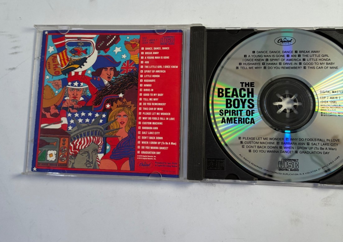 Spirit Of America The Beach Boys Capitol Records CD 1987