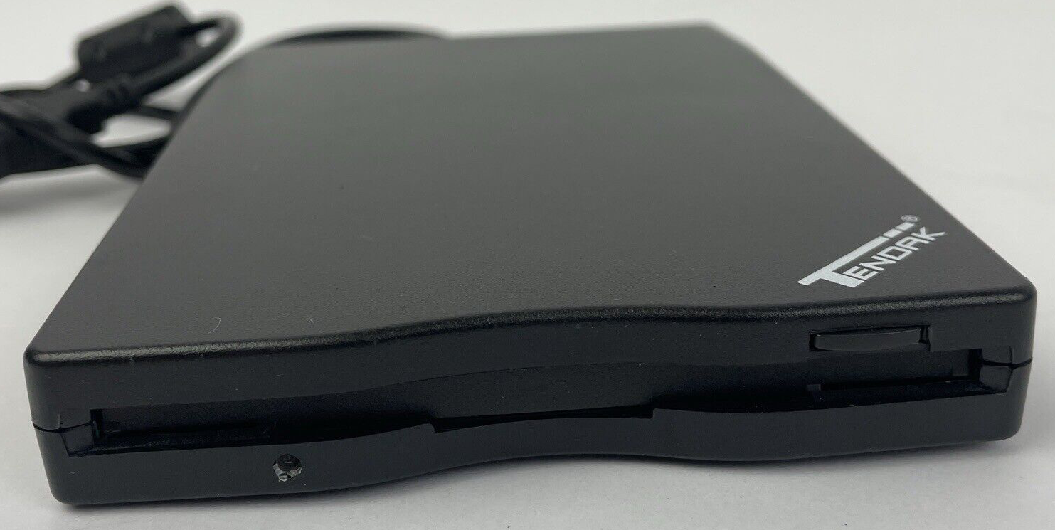 Portable USB Diskette Drive - Tendak USB Floppy Disk - 3.5" Portable VGC LOOK