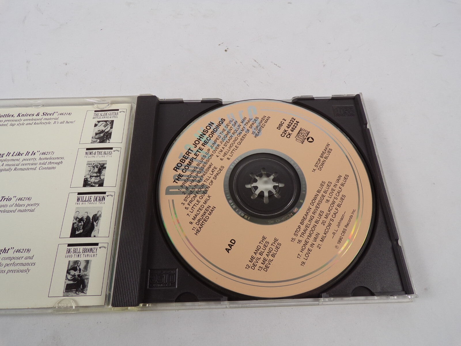 Robert Johnson The Complete Recordings Preaching Blues If I Had Possession CD#16