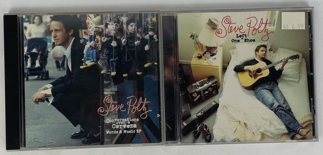 2 x Steve Poltz - Digital audio CD Lot - One Left Show 1998 - Beer Conversations