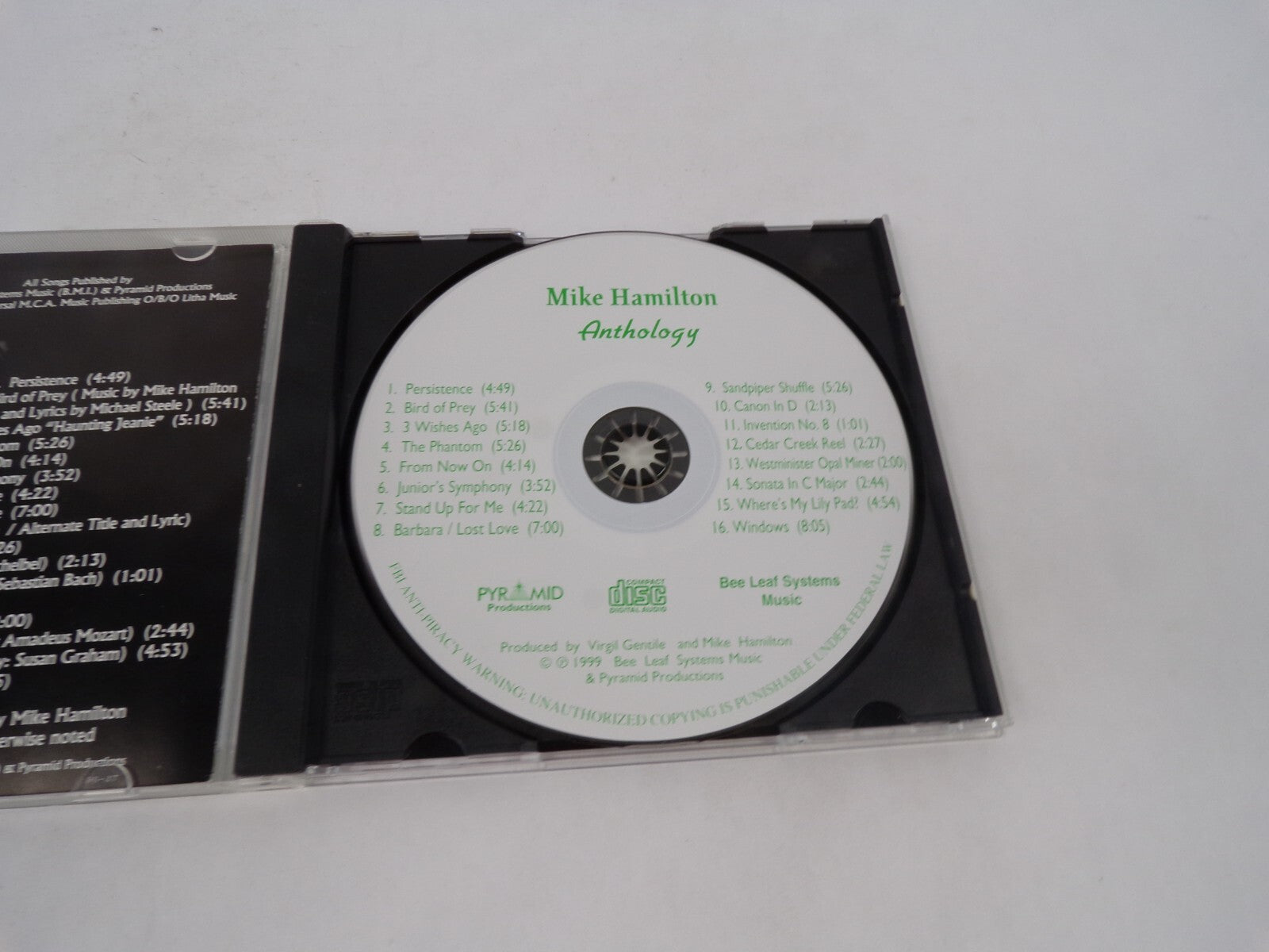 Mike Hamilton Anthology Persistence Bird Of Prey 3 Whishes Ago The Phantom CD#70