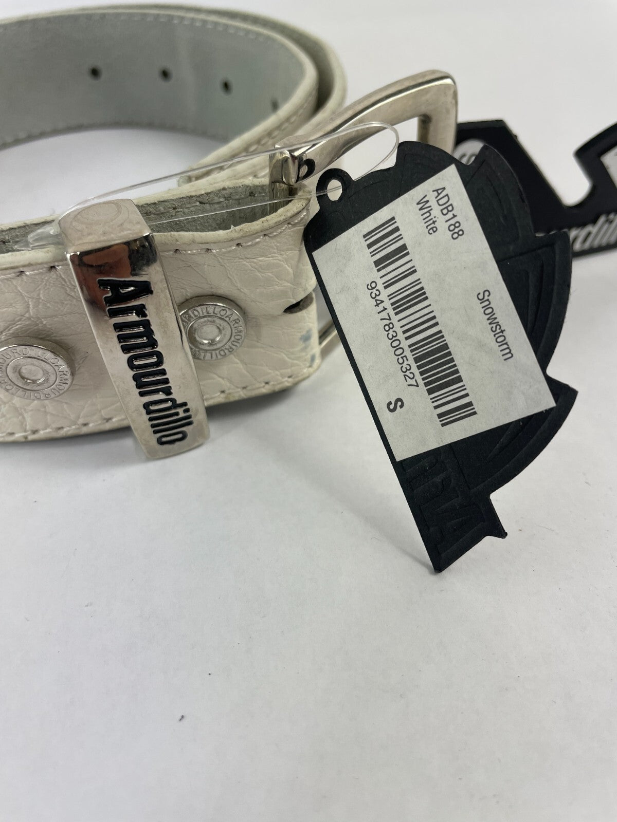 Armourdillo Snowstorm White S Size Belt
