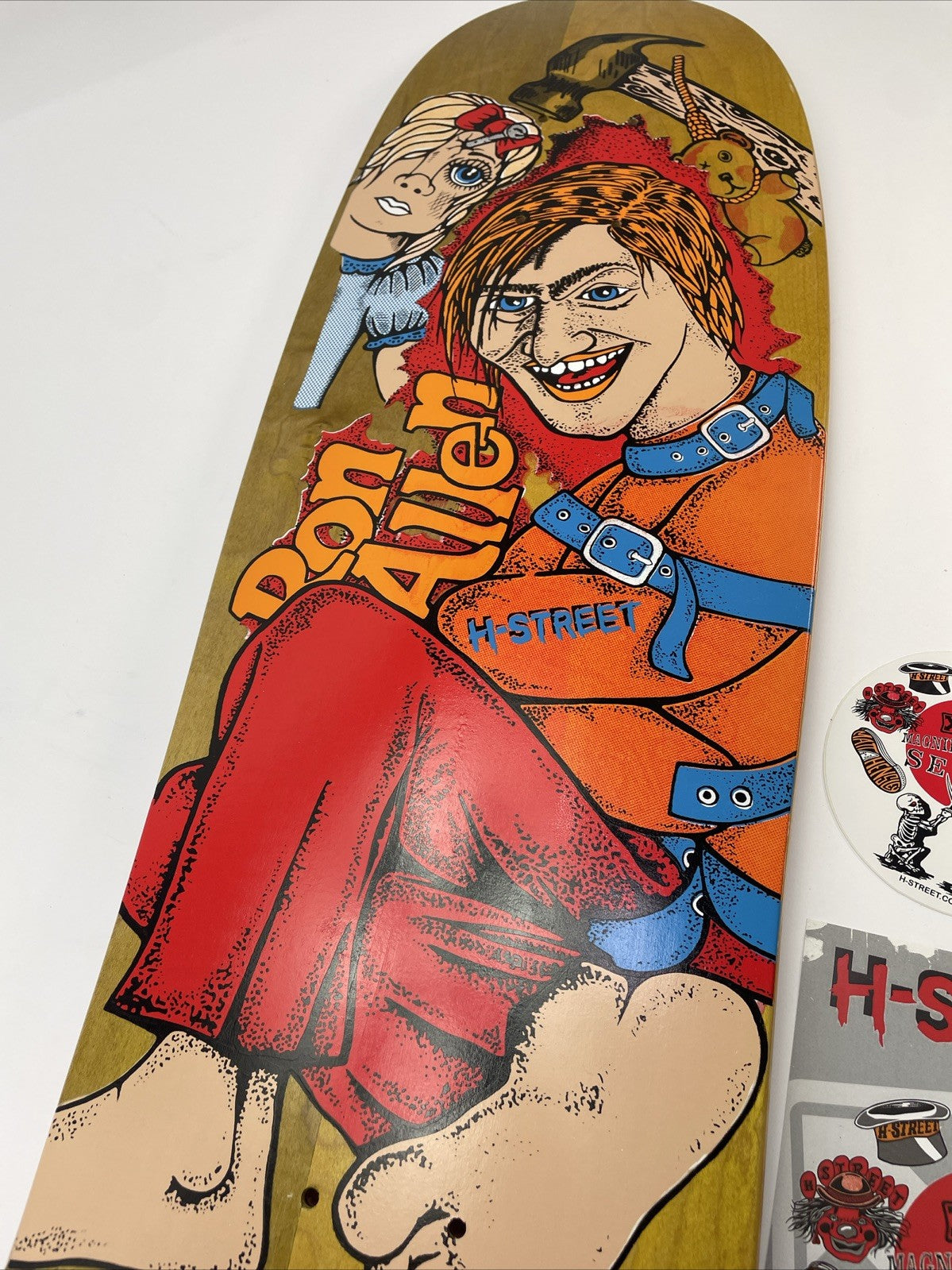 RON ALLEN "INSANE" RE-Issue Deck H-Street Skateboards Watson Laminates 07 / 166