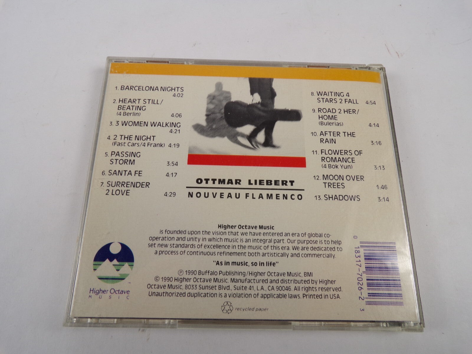 Ottmar Liebert Nouveau Flamenco Barcelona Nights 2 The Night Santafe CD#62