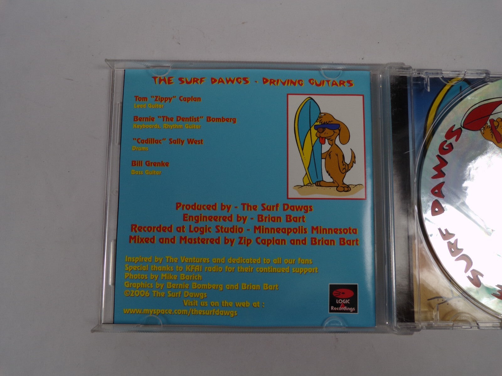 The Surf Dawgs Driving Guitars Penetration Exodus Bulldog Lies CD#39