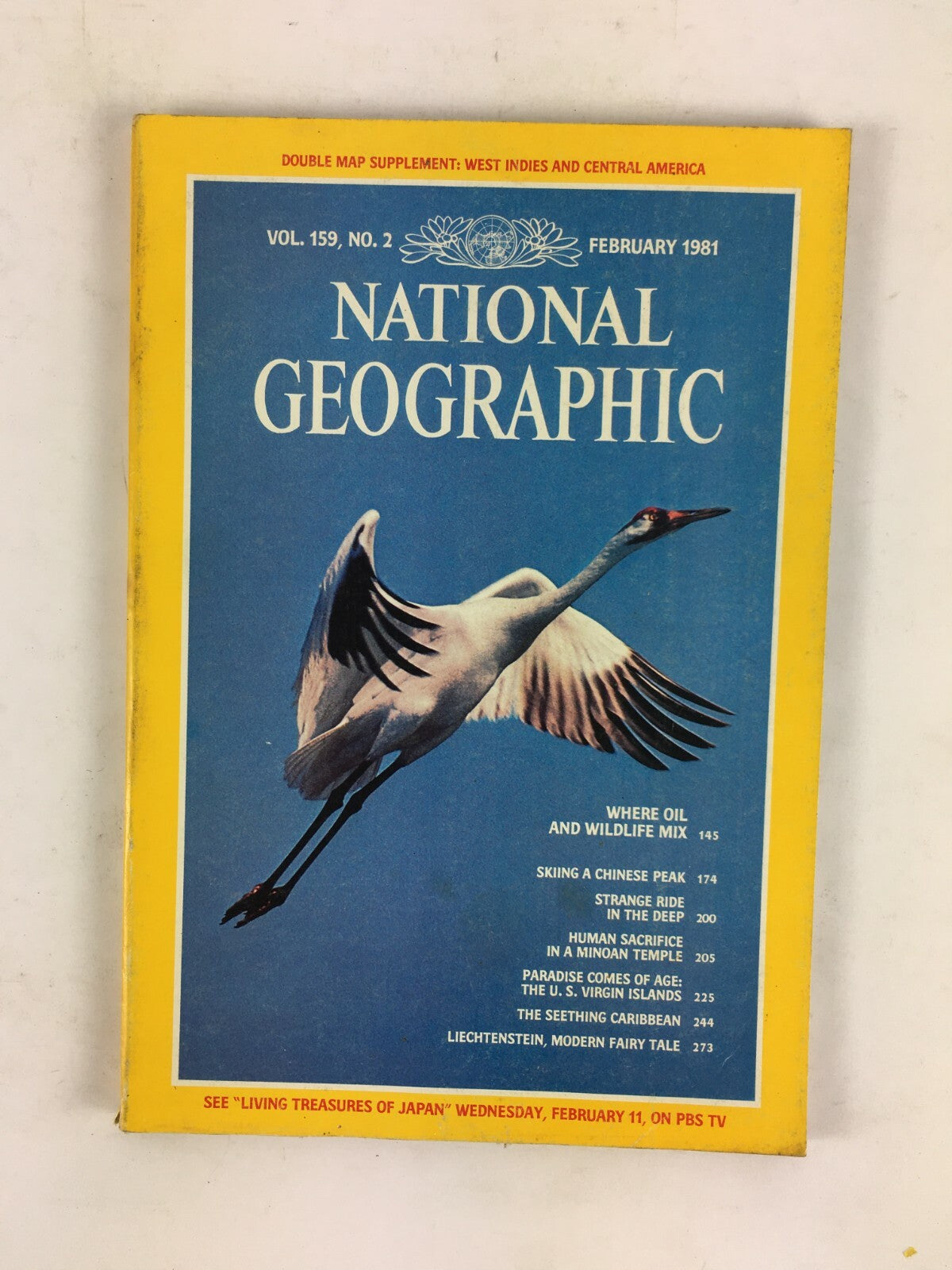 February 1981 NationalGeographic Magazine Where Oil and Wildlife Mix StrangeRide