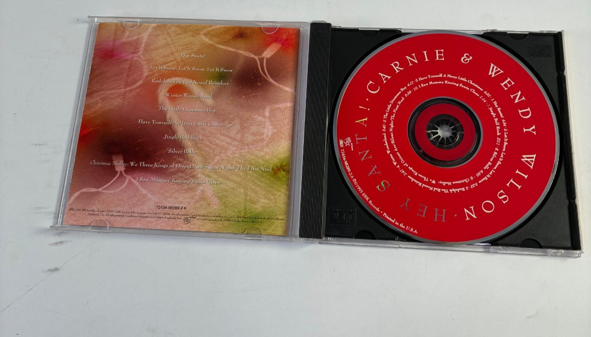 Carnie Wendy Wilson Hey Santa SBK CD 1993
