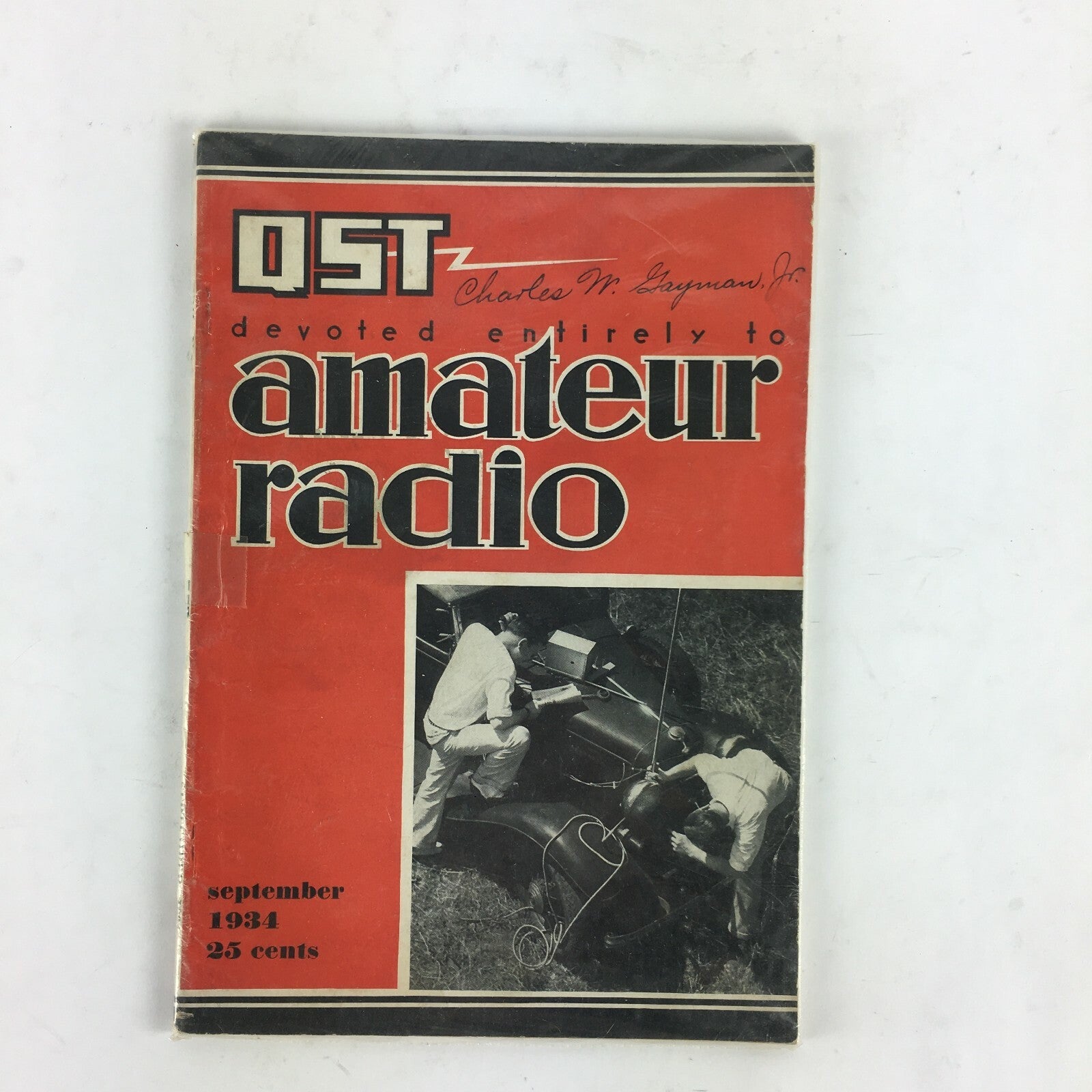 September 1934 QST devoted entirely to Amateur Radio Magazine