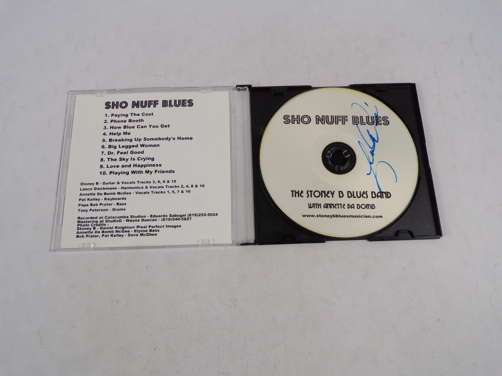 The Stomey B Blues Band With Annette Da Bomb Paying The Cost Phone Booth CD#58