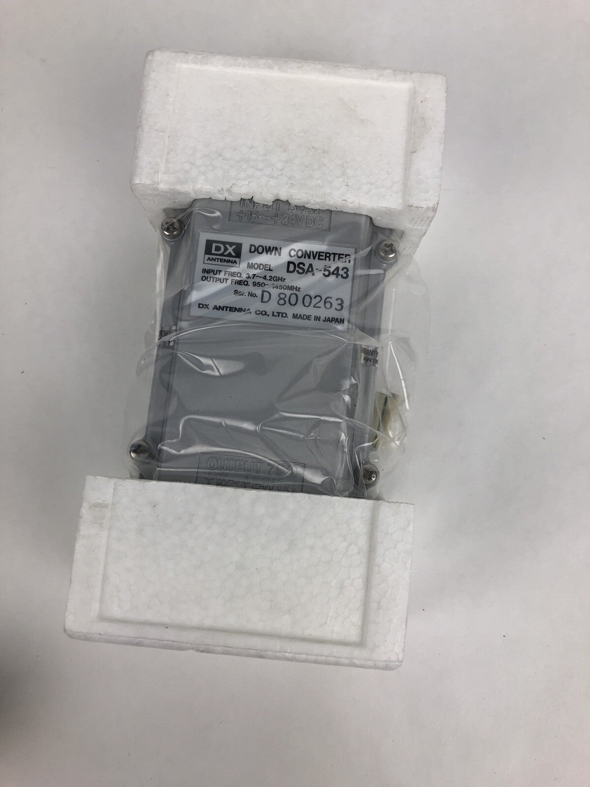 New DX Antenna Down Converter Input: 3.7~4.2 GHz Output: 950~1450 MHz (DSA-54)