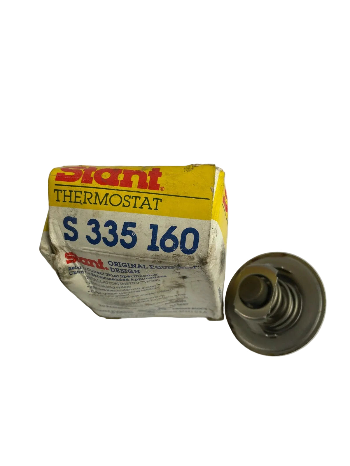 Genuine Stant S335 160°F engine coolant thermostat OEM replacement for automotive cooling system A3.