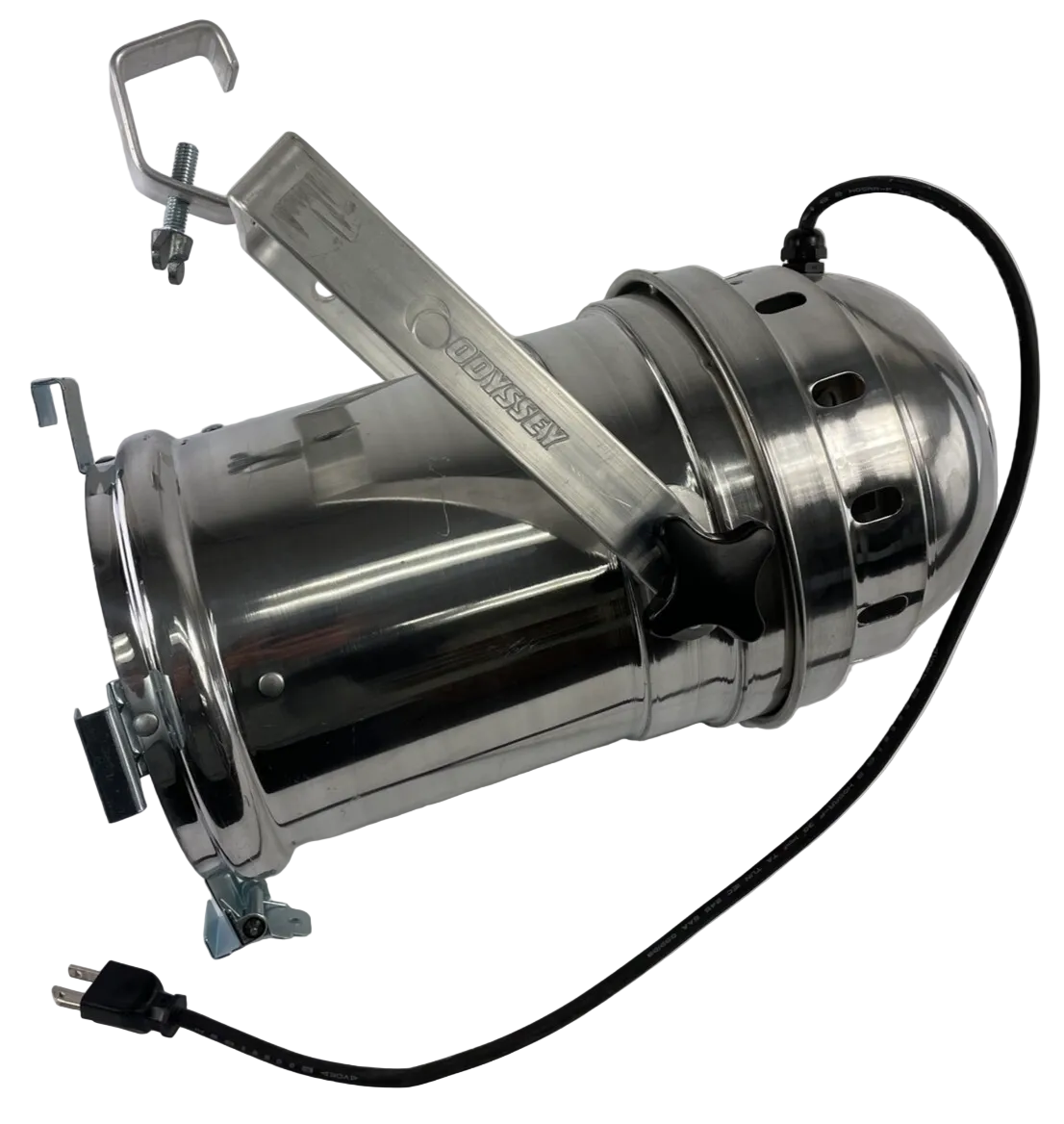 Odyssey LSPAR16 High Polish Aluminum Light Fixture with Mounting Clamp - LOOK