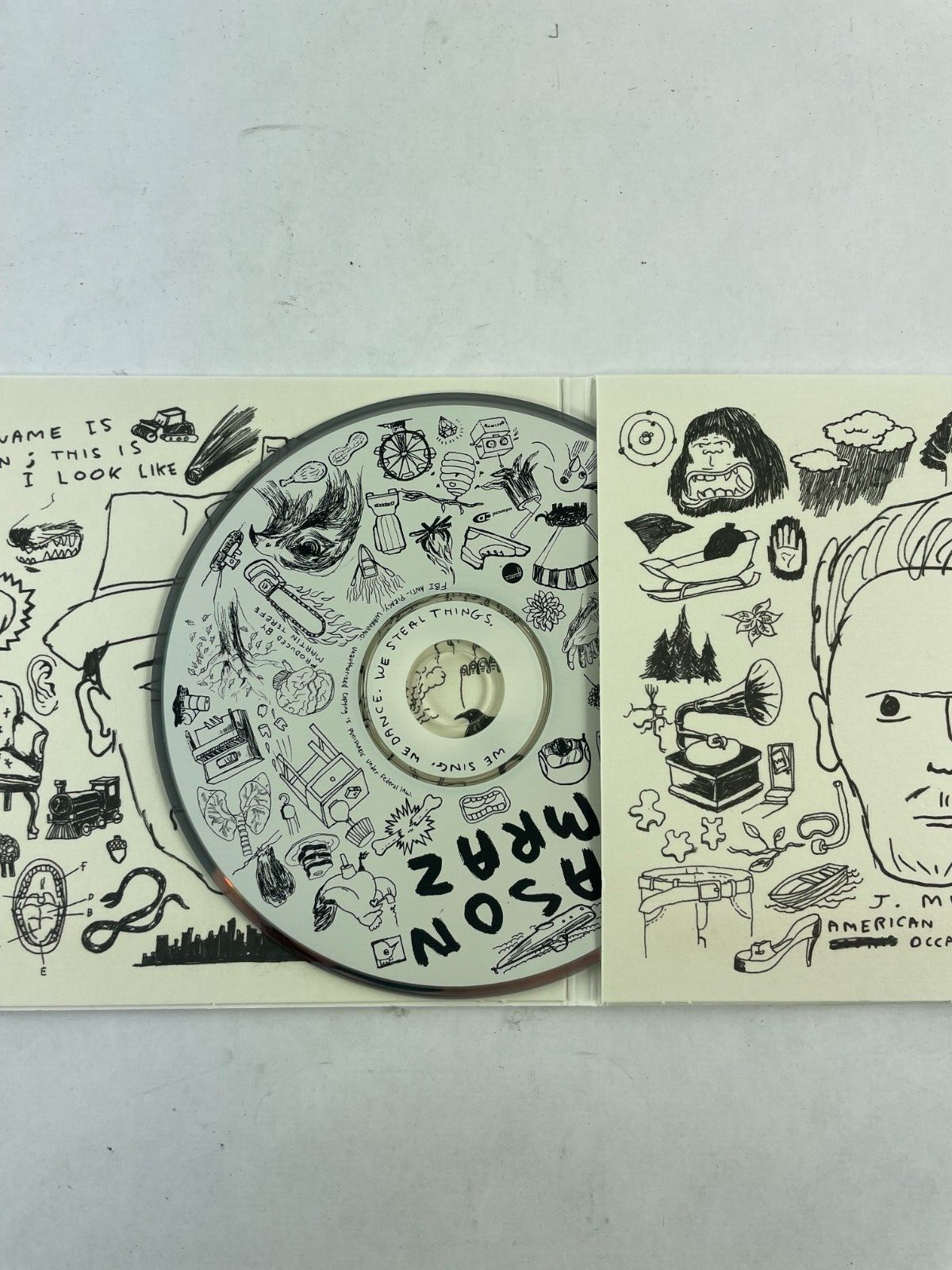 Jason Mraz We Sing We Dance We Steal Thing Fond of Hats Lucky Butterfly CD#73