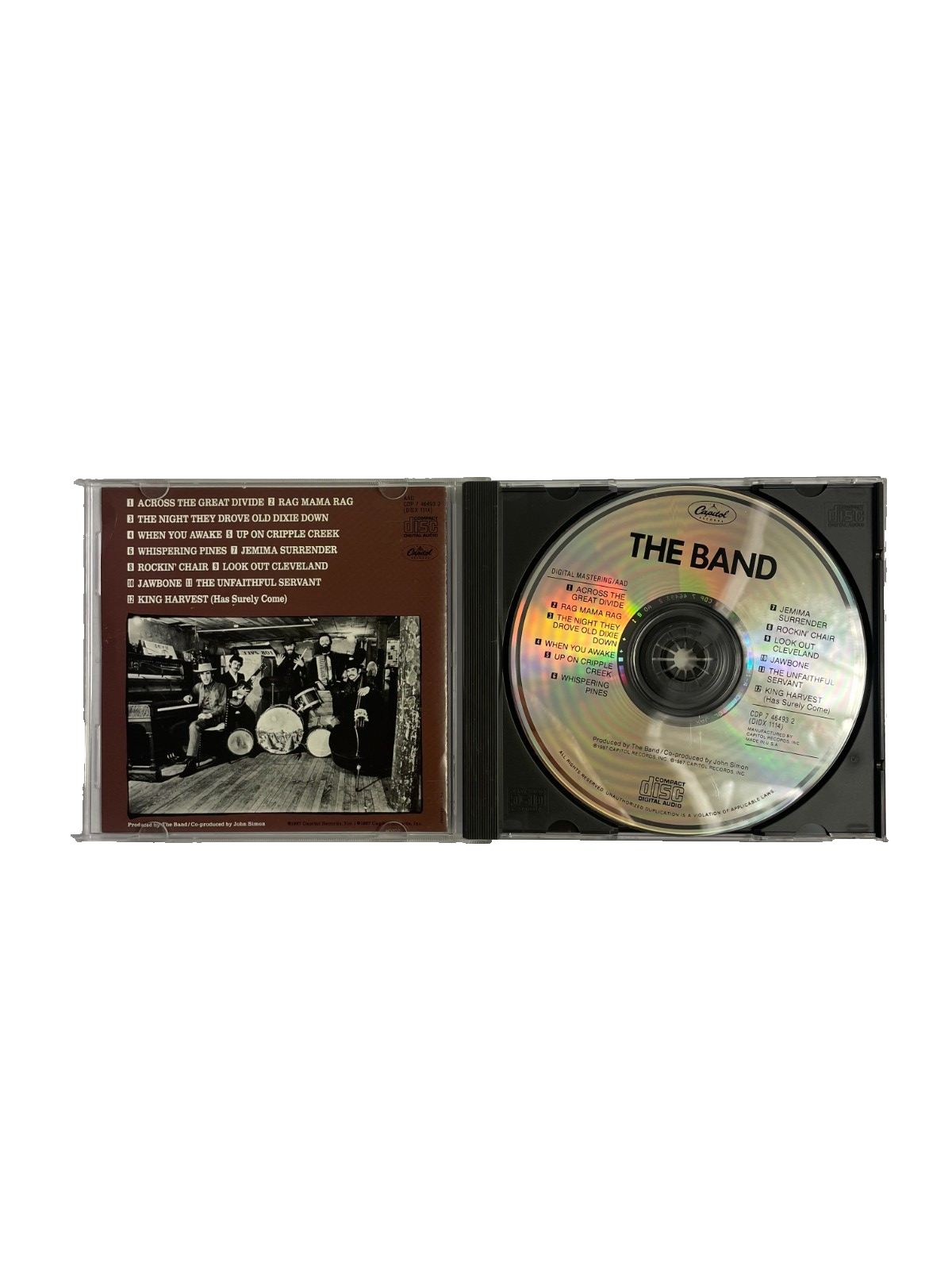 The Band Across The Great Divide Rag Mama Rag When You Awake Rockin' Chair CD#6