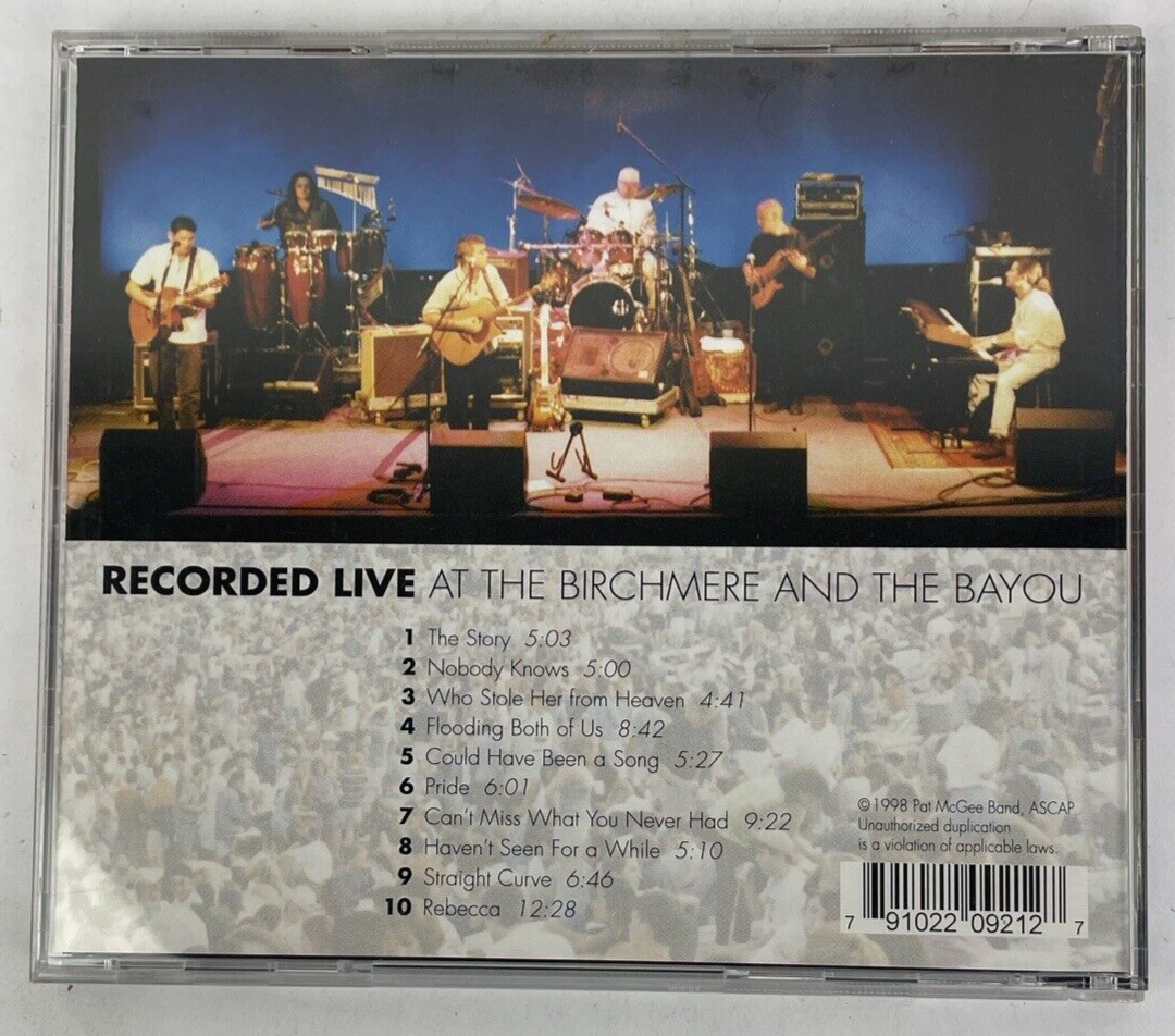 General Admission - Digital Audio CD By The PAT MCGEE BAND 1998 Recorded Live M