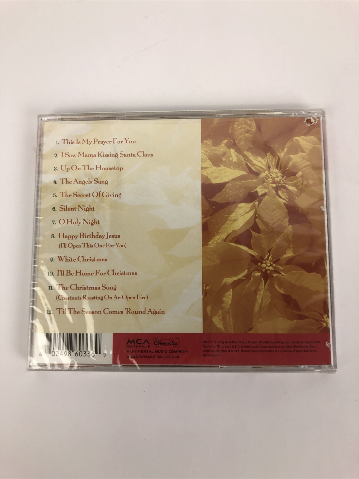 Reba McEntire - Christmas Collection, 20th Century Masters 12 Track Audio CD #53