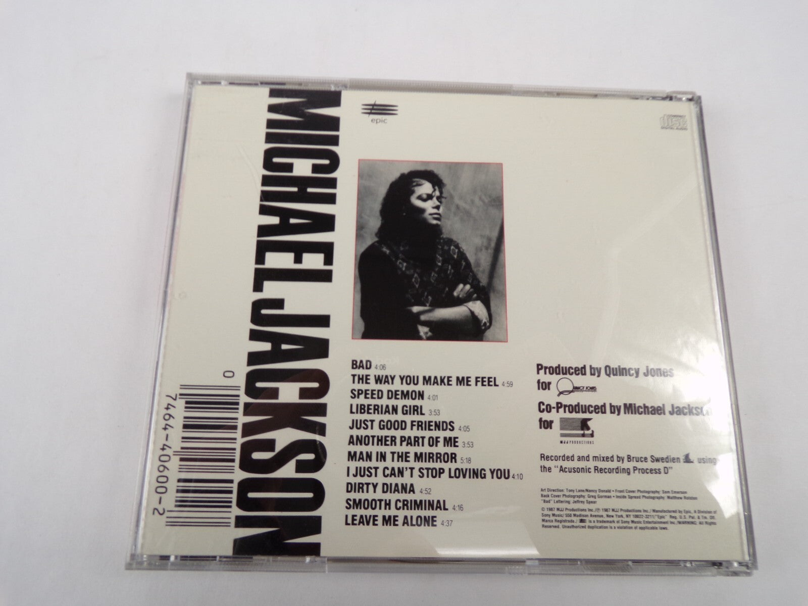 Michael Jackson Bad Speed Demon Liberian Girl Dirty Diana Leave Me Alone CD#58