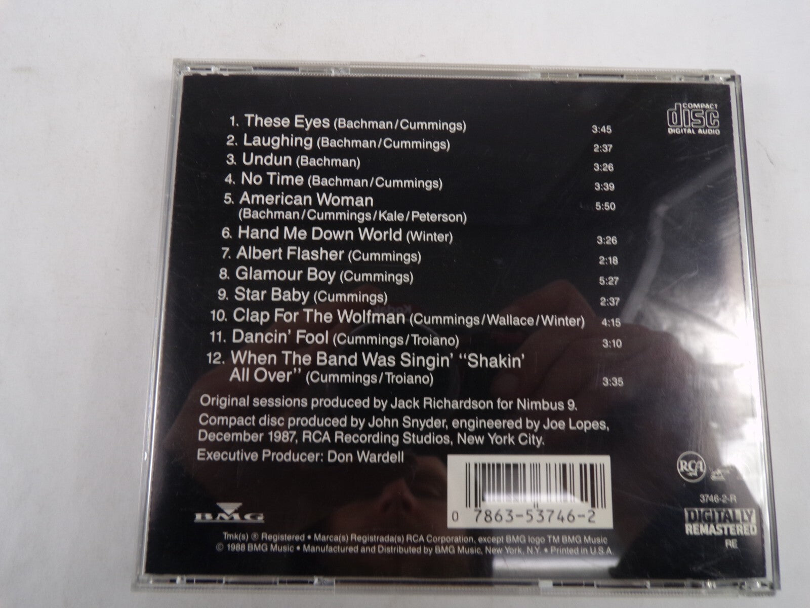 The Guess Who The Greatest Of The Guess Who These Eyes Undun CD#57