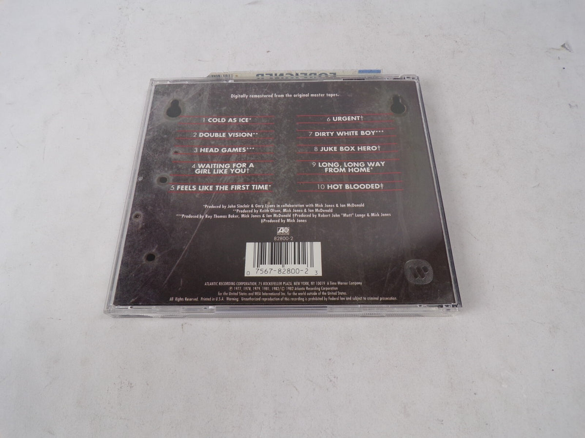 Foreigner Cold As Ice Double Vision Head Games Wating For A Girl Like You CD#62