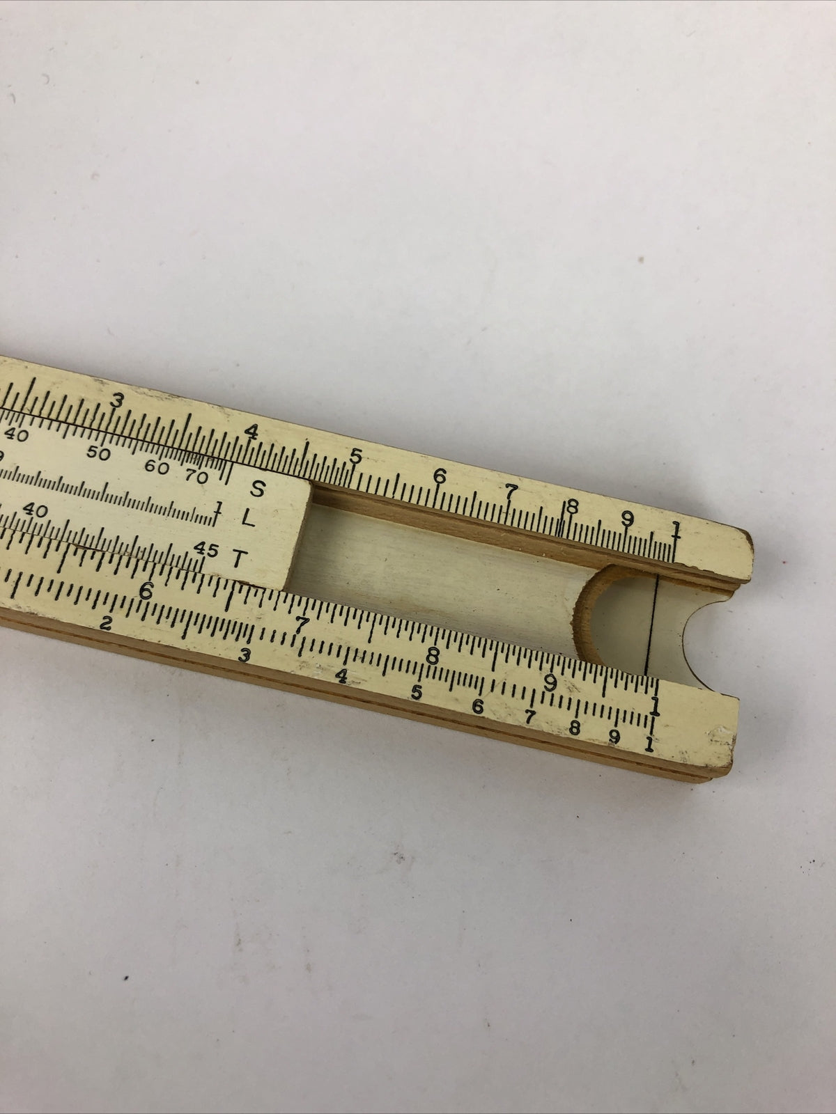 K&E Slide Rule N4058W Original Leather Case complete Made in the USA * VGC
