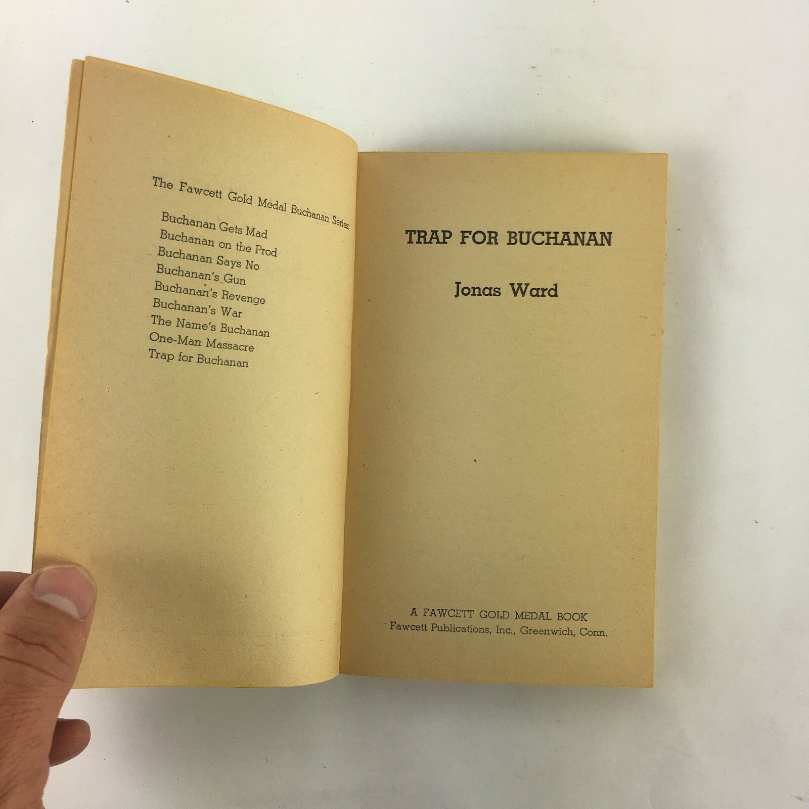 Trap For Buchanan by Jonas Ward