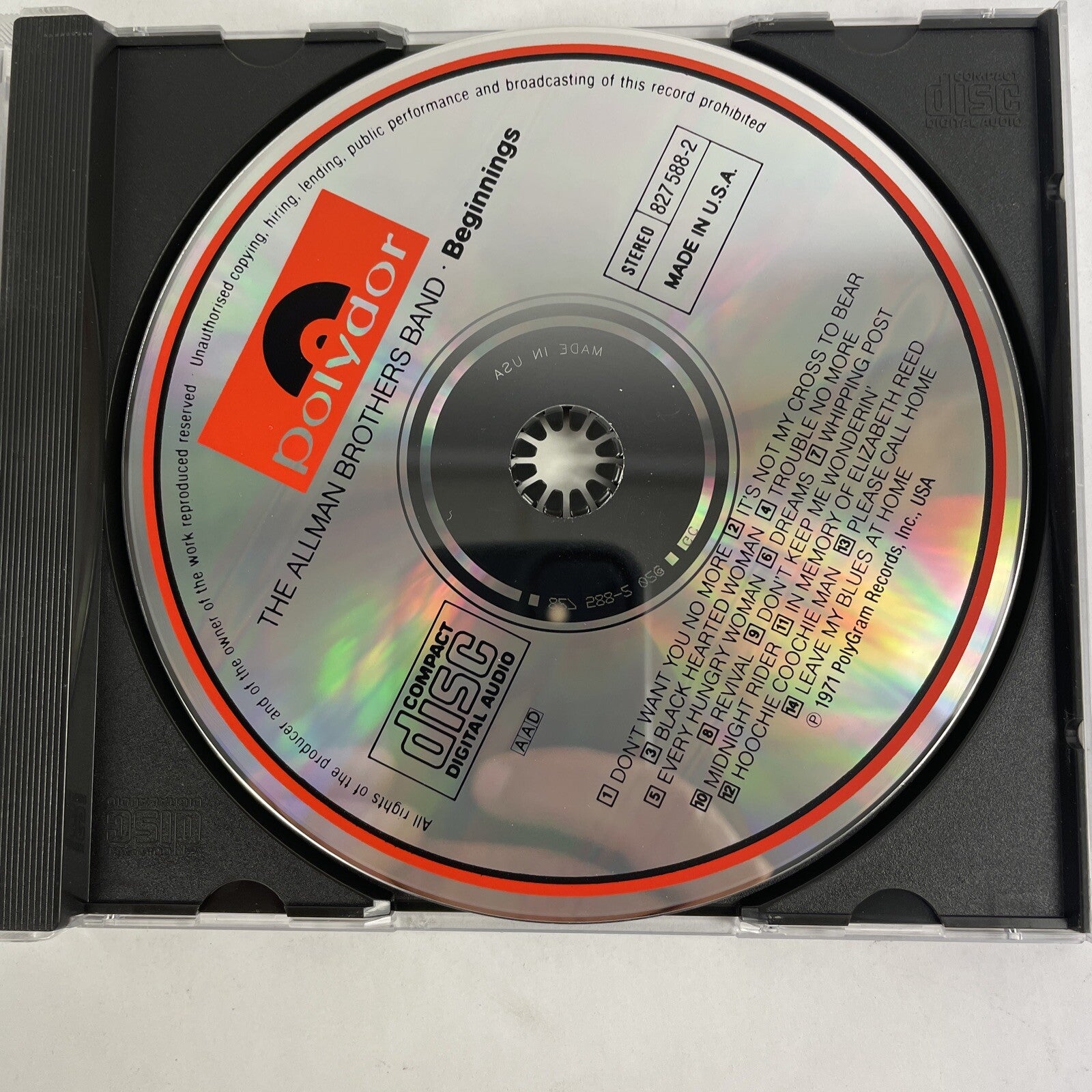 The Allman Brothers Band - Beginnings CD #20