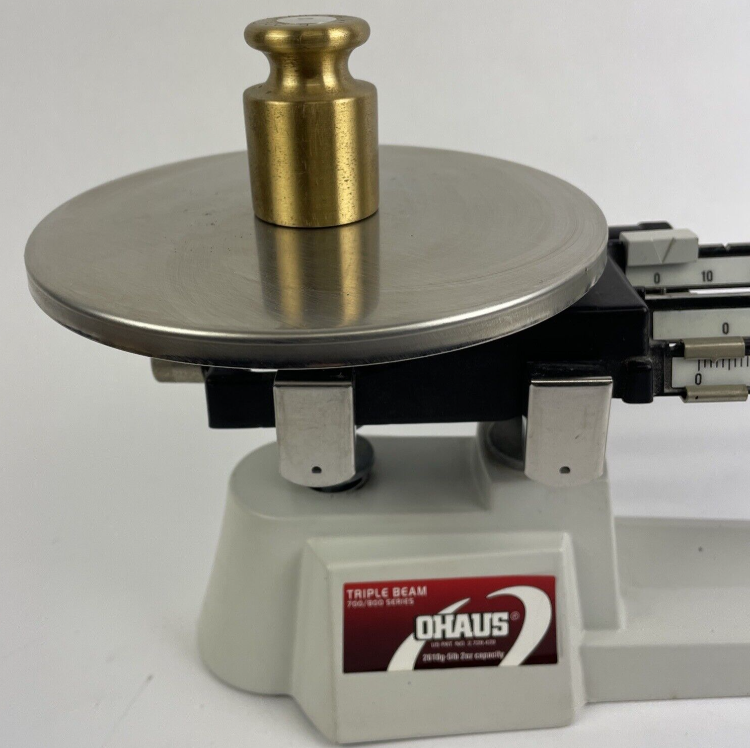Ohaus Triple Beam Balance Scale 2610g 5lb 2oz 700/800 Series High Accuracy LOOK