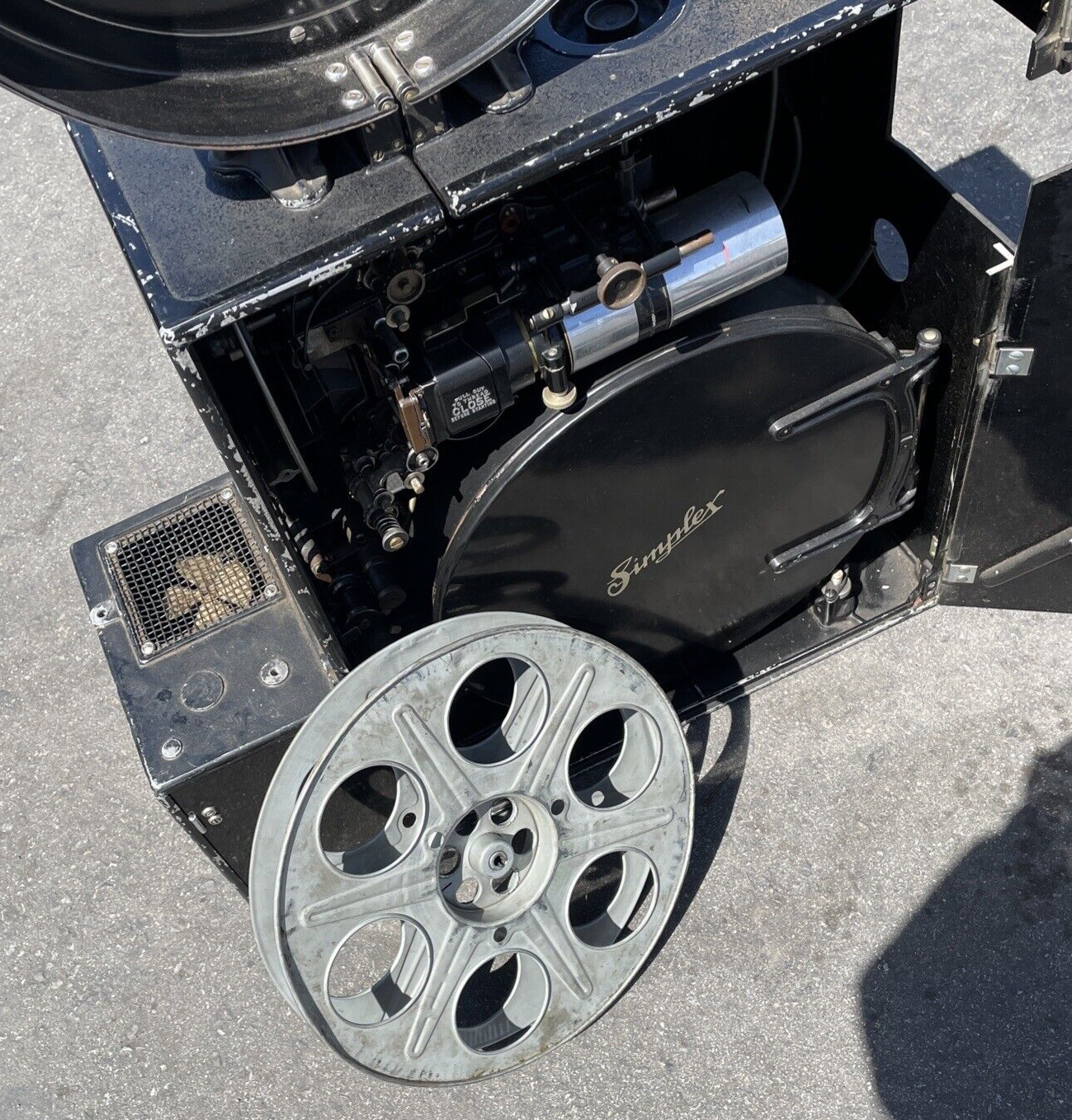 Vintage 1940's OEM Simplex 35mm Sound Projector Model SP From Hollywood Studios