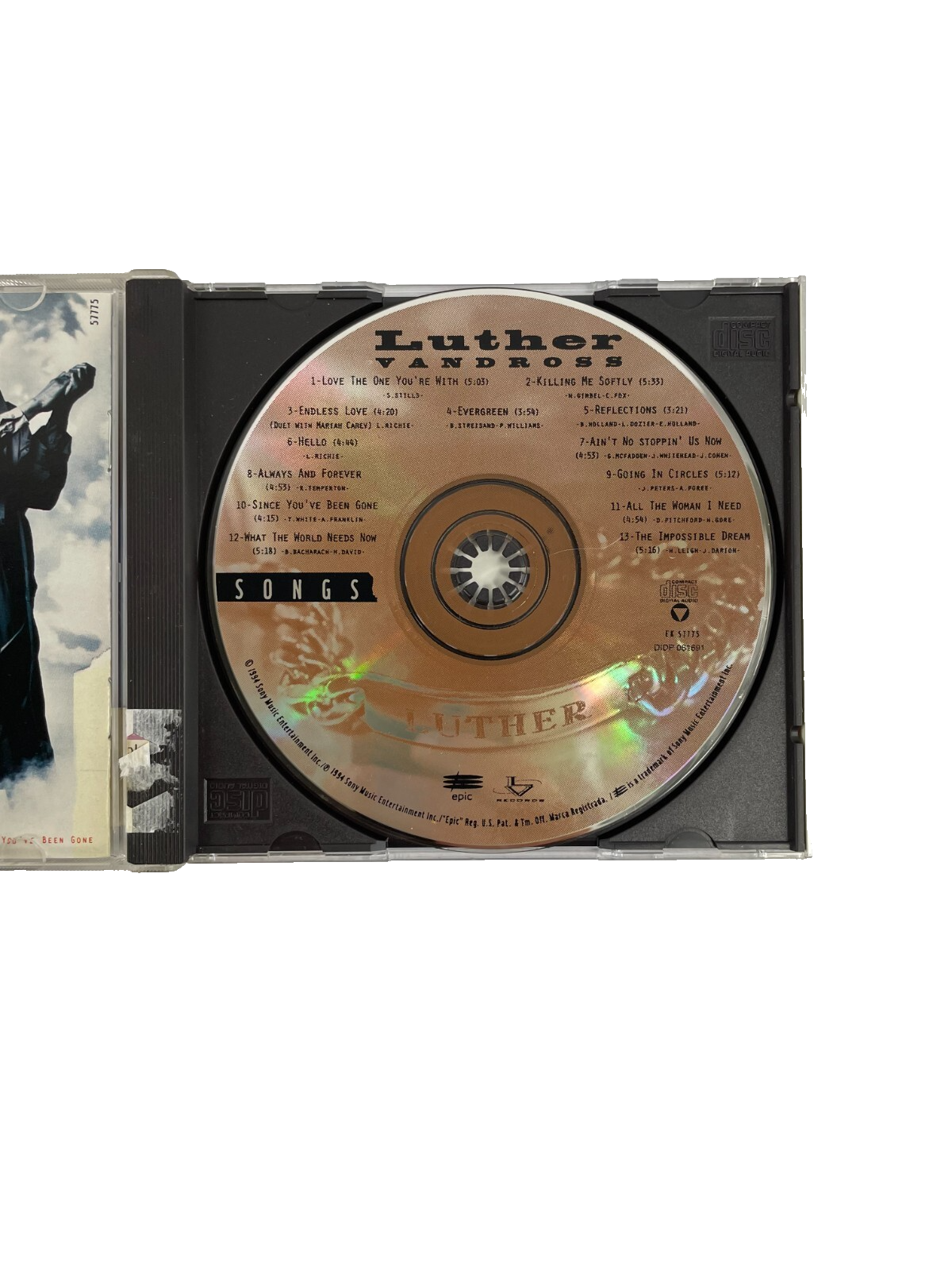 Luther Vandross – Songs Love The One You're With Killing Me Softly CD#29
