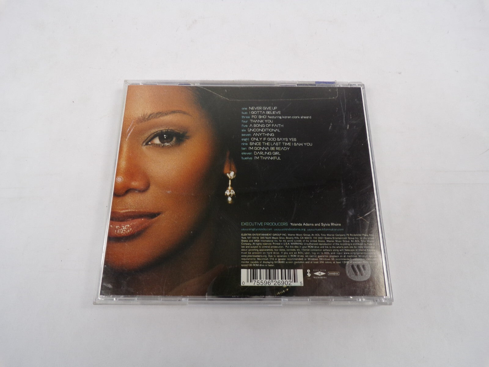 BelieveYolanda Adams Never Give Up I Gotta Believe Thank You A Song Of CD#26