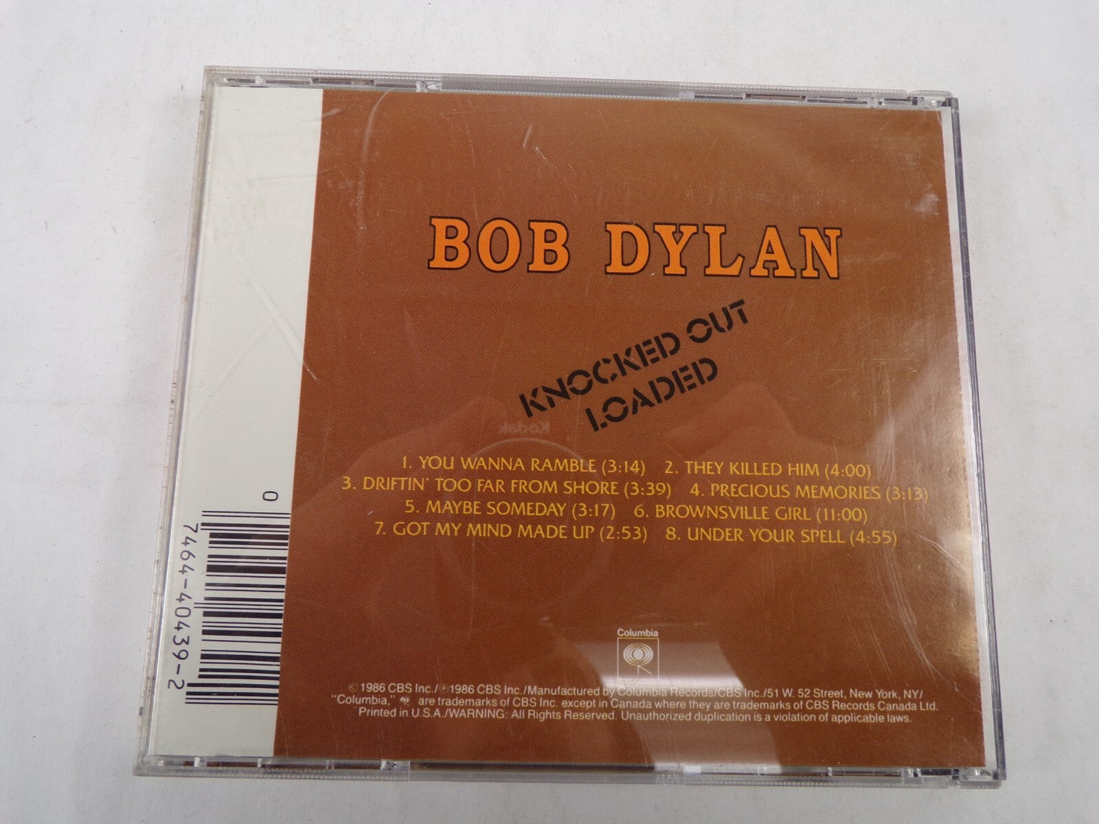 Bob Dylan Knocked Out Loaded Maybe Someday Under Your Spell CD#56