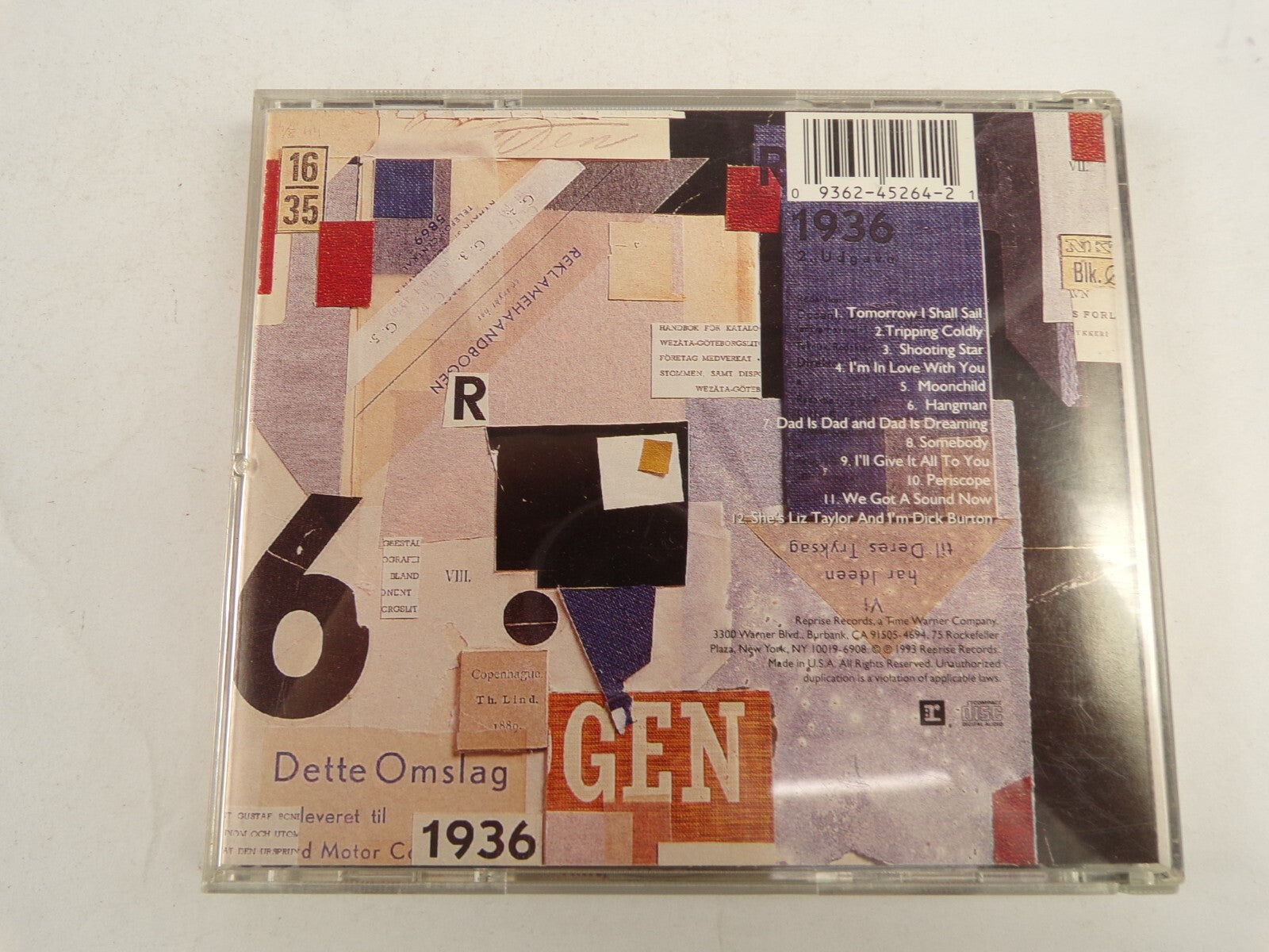 The Sealand Poets Tomorrow I Shall Sail Moonchild Hangman Periscope CD#48